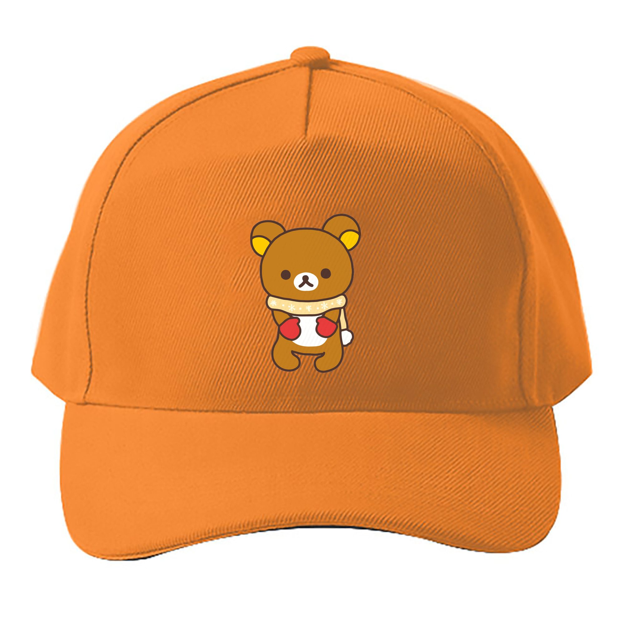 （画像用） リラックマ リラックマ キイロイトリ Rilakkuma Korilakkuma Kiiroitori ベースボールキャップ 綿100％ 男女兼用 帽子 スポーツ