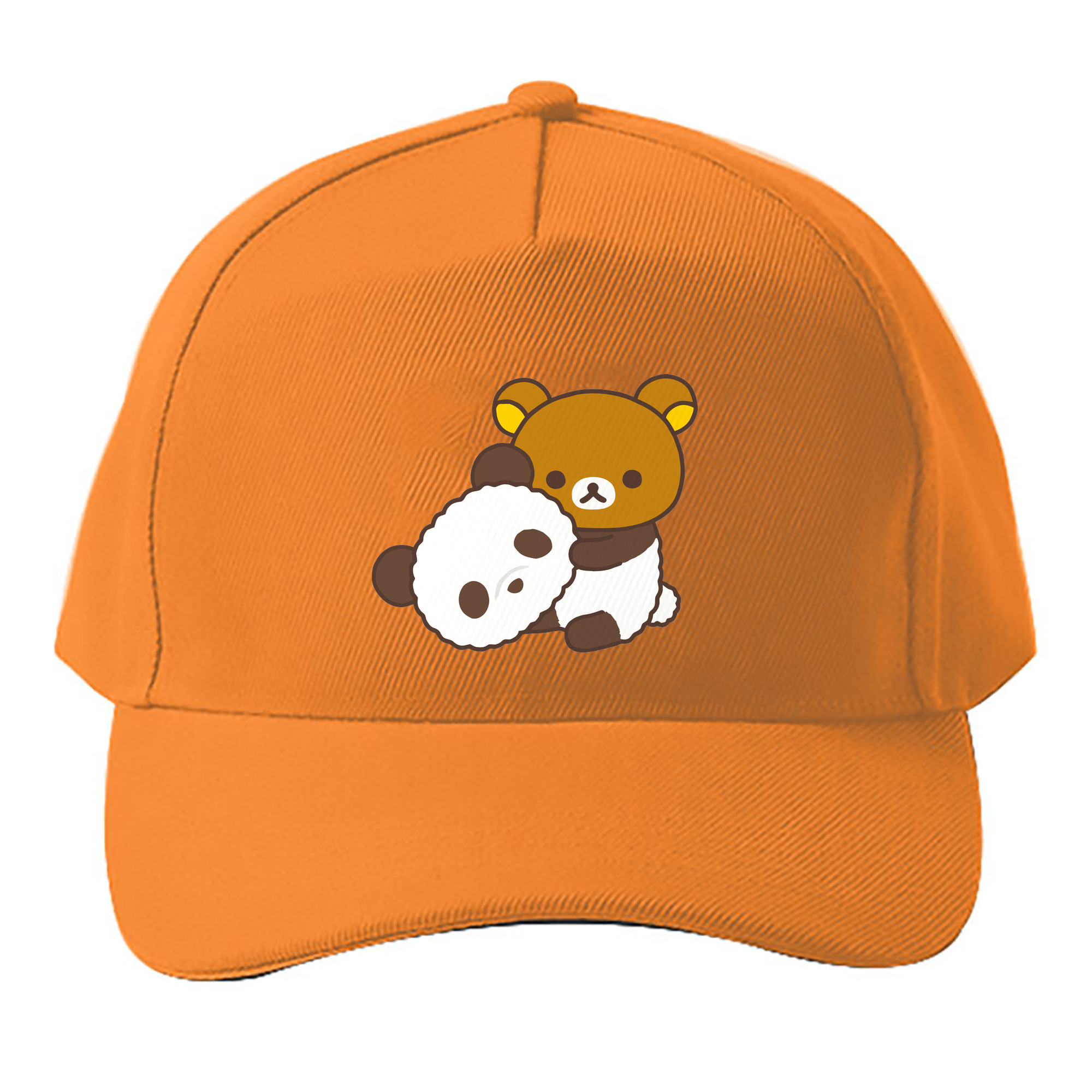 （画像用） リラックマ リラックマ キイロイトリ Rilakkuma Korilakkuma Kiiroitori ベースボールキャップ 綿100％ 男女兼用 帽子 スポーツ