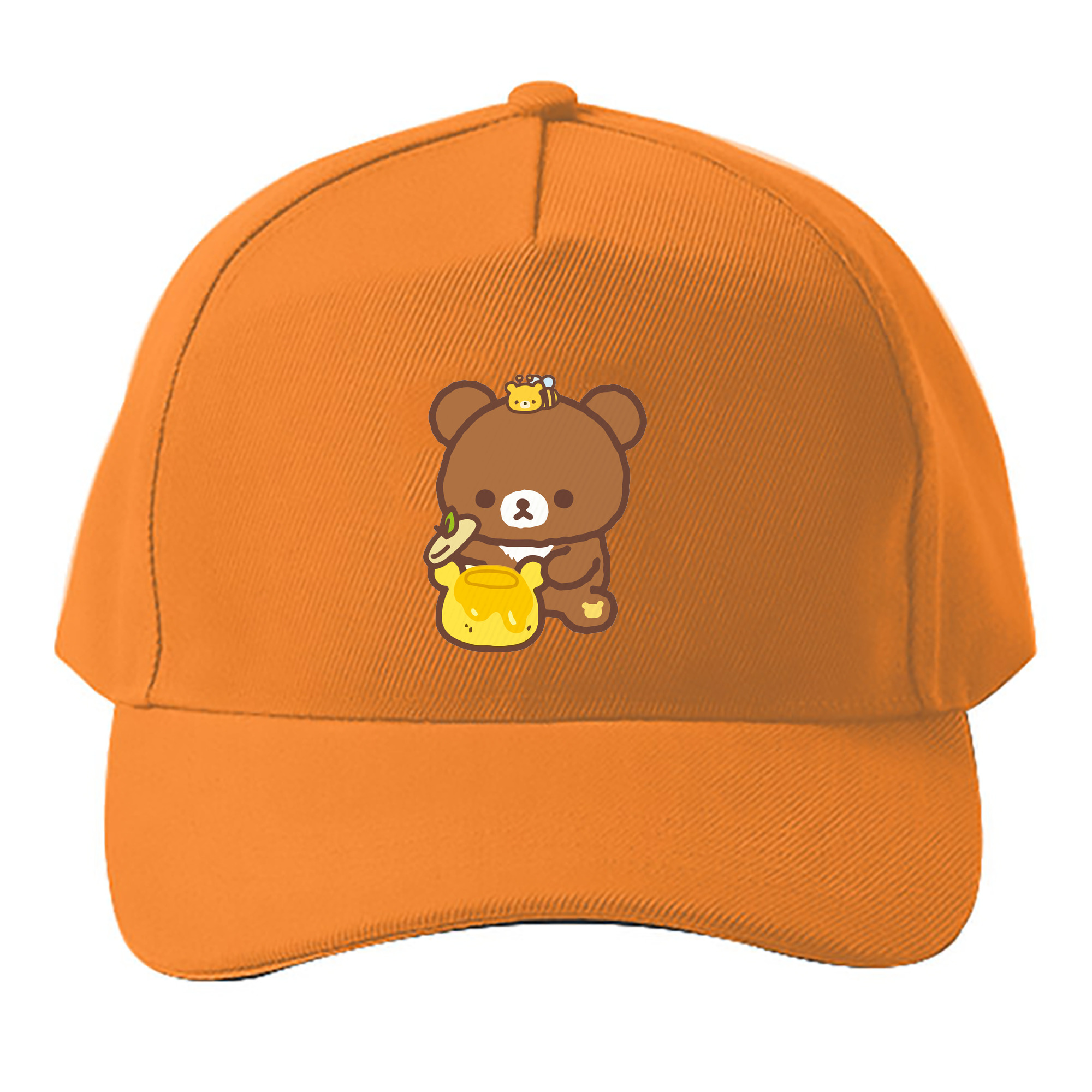 （画像用） リラックマ リラックマ キイロイトリ Rilakkuma Korilakkuma Kiiroitori ベースボールキャップ 綿100％ 男女兼用 帽子 スポーツ
