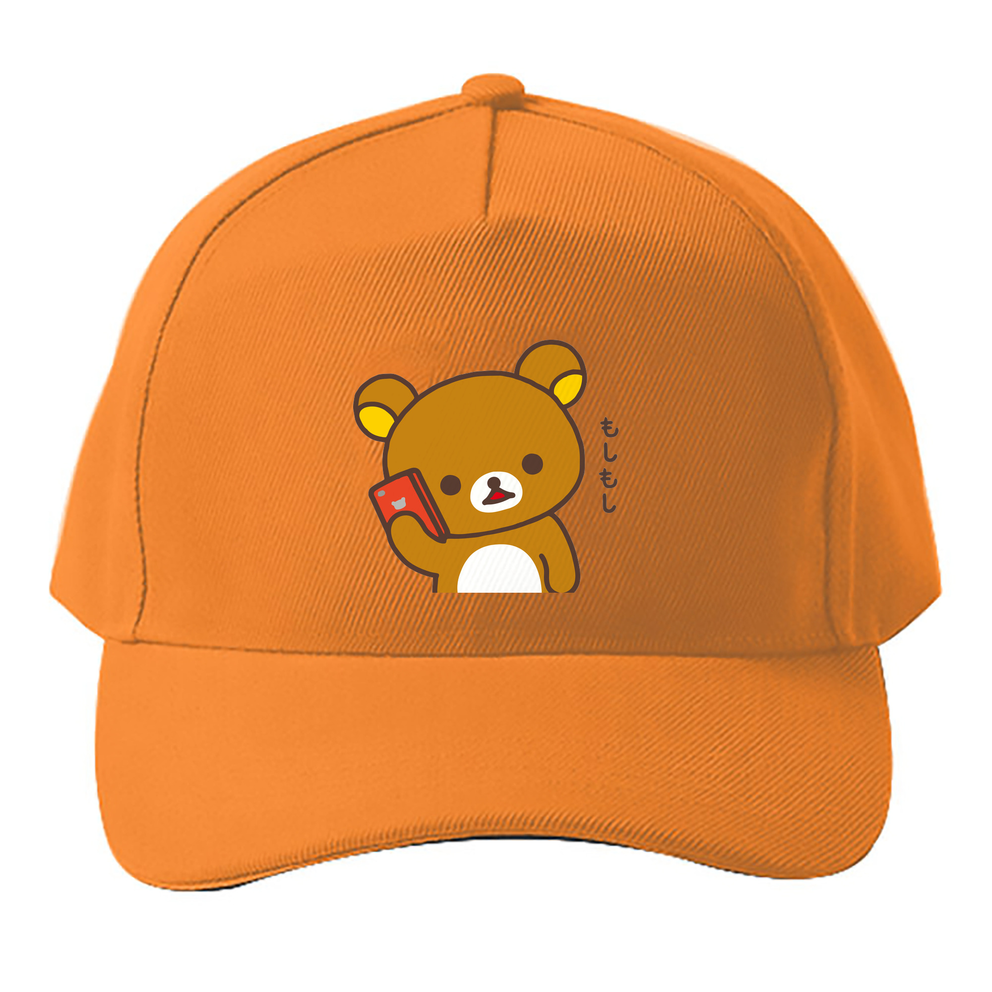 （画像用） リラックマ リラックマ キイロイトリ Rilakkuma Korilakkuma Kiiroitori ベースボールキャップ 綿100％ 男女兼用 帽子 スポーツ
