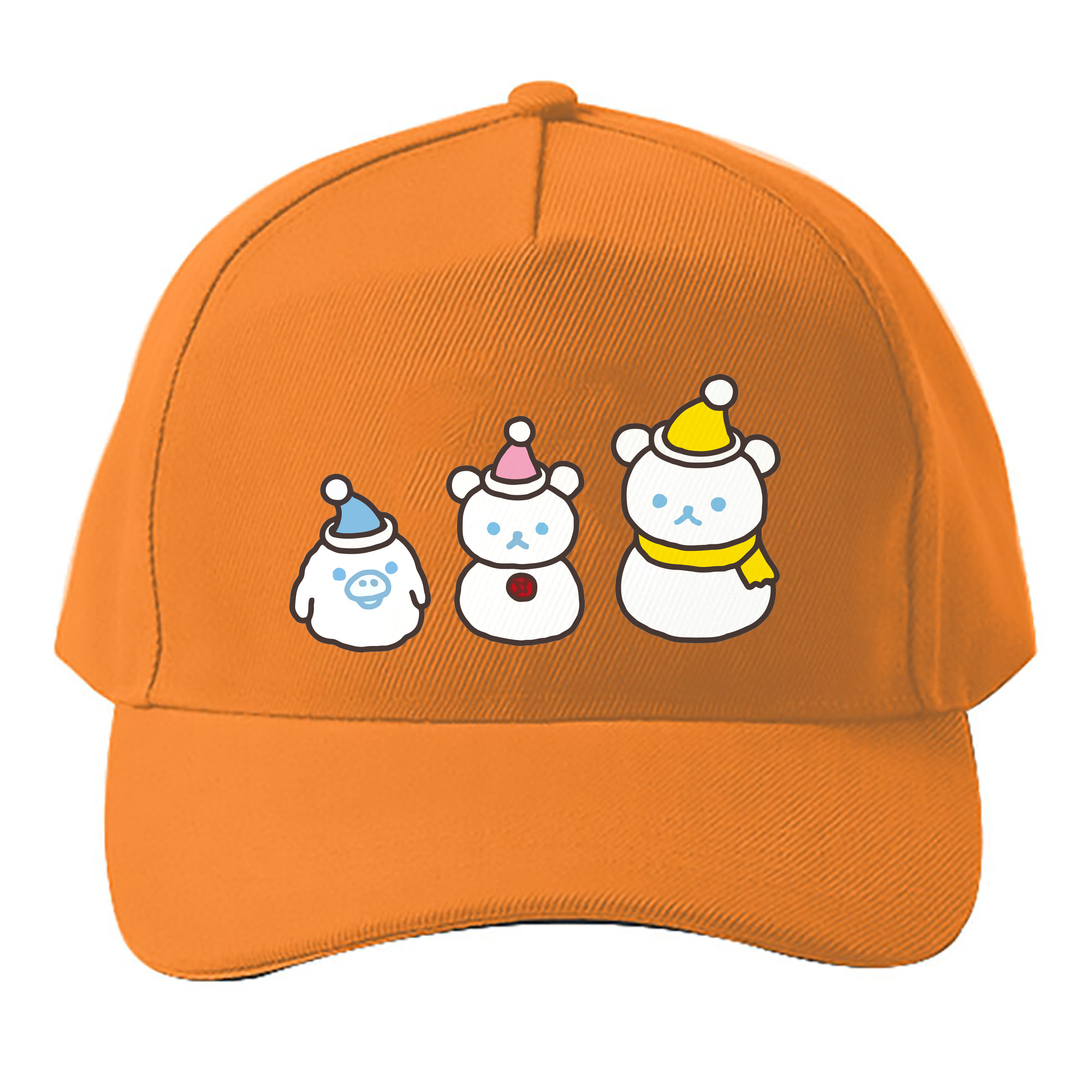 （画像用） リラックマ リラックマ キイロイトリ Rilakkuma Korilakkuma Kiiroitori ベースボールキャップ 綿100％ 男女兼用 帽子 スポーツ