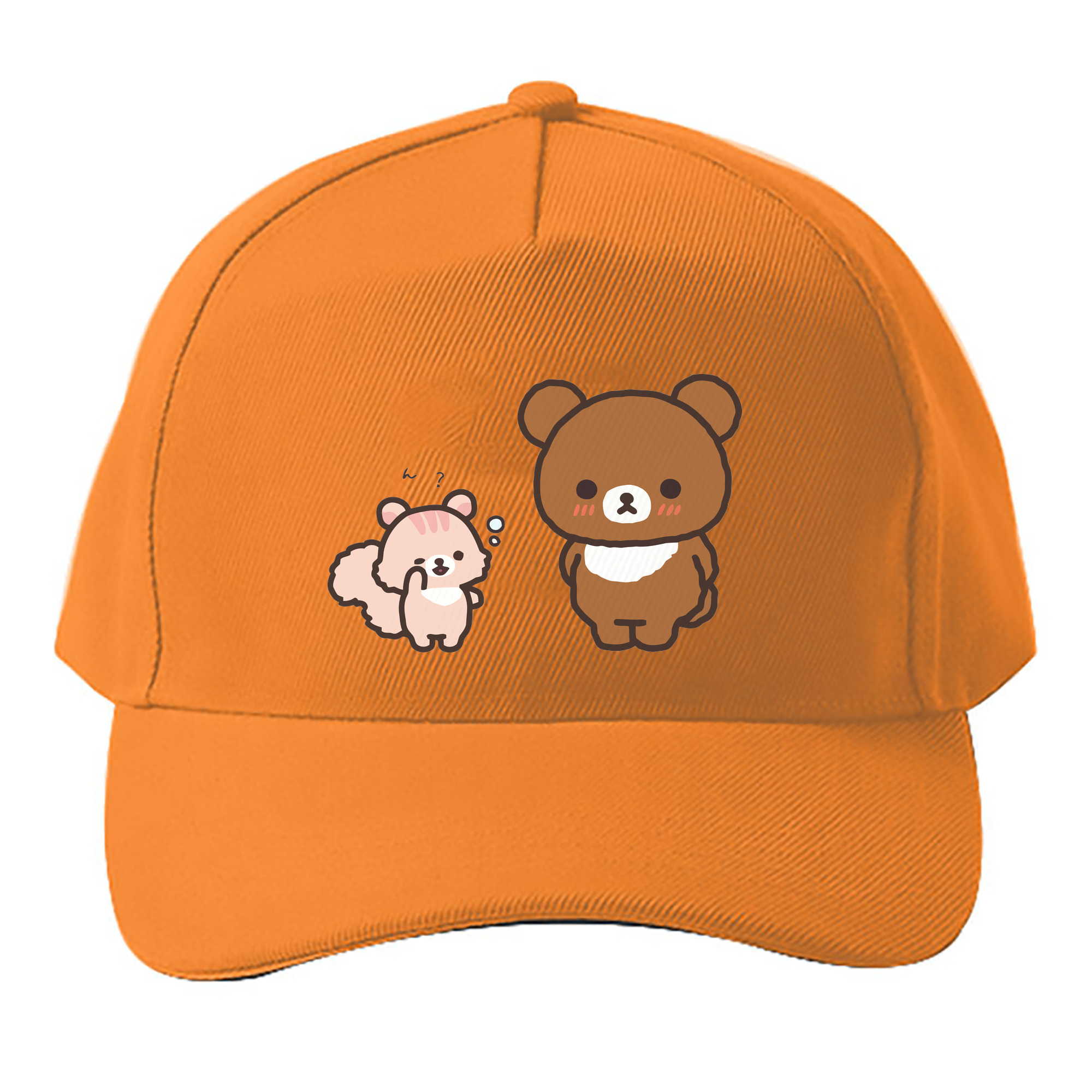 （画像用） リラックマ リラックマ キイロイトリ Rilakkuma Korilakkuma Kiiroitori ベースボールキャップ 綿100％ 男女兼用 帽子 スポーツ
