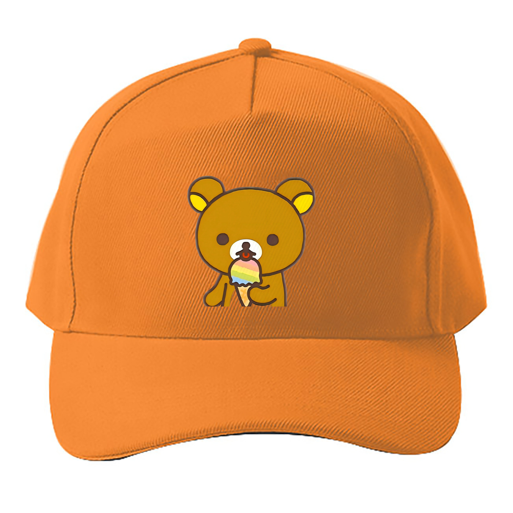 （画像用） リラックマ リラックマ キイロイトリ Rilakkuma Korilakkuma Kiiroitori ベースボールキャップ 綿100％ 男女兼用 帽子 スポーツ