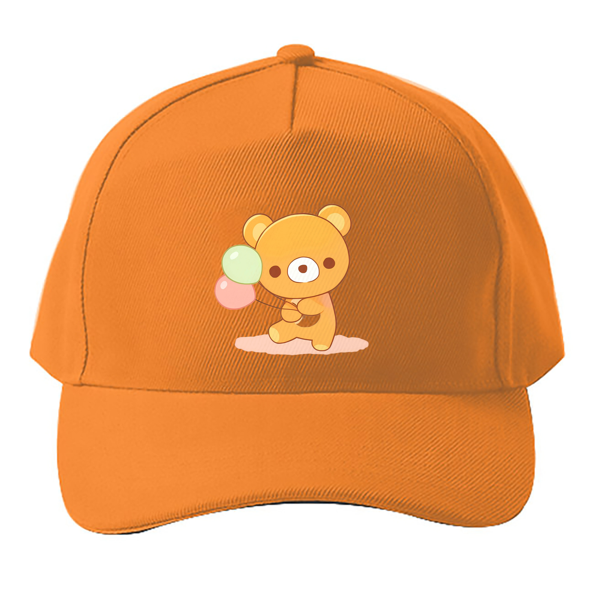 （画像用） リラックマ リラックマ キイロイトリ Rilakkuma Korilakkuma Kiiroitori ベースボールキャップ 綿100％ 男女兼用 帽子 スポーツ