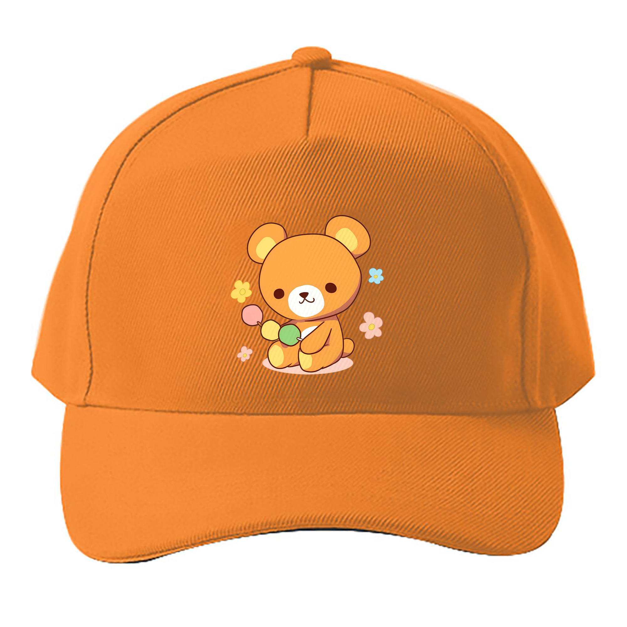 （画像用） リラックマ リラックマ キイロイトリ Rilakkuma Korilakkuma Kiiroitori ベースボールキャップ 綿100％ 男女兼用 帽子 スポーツ