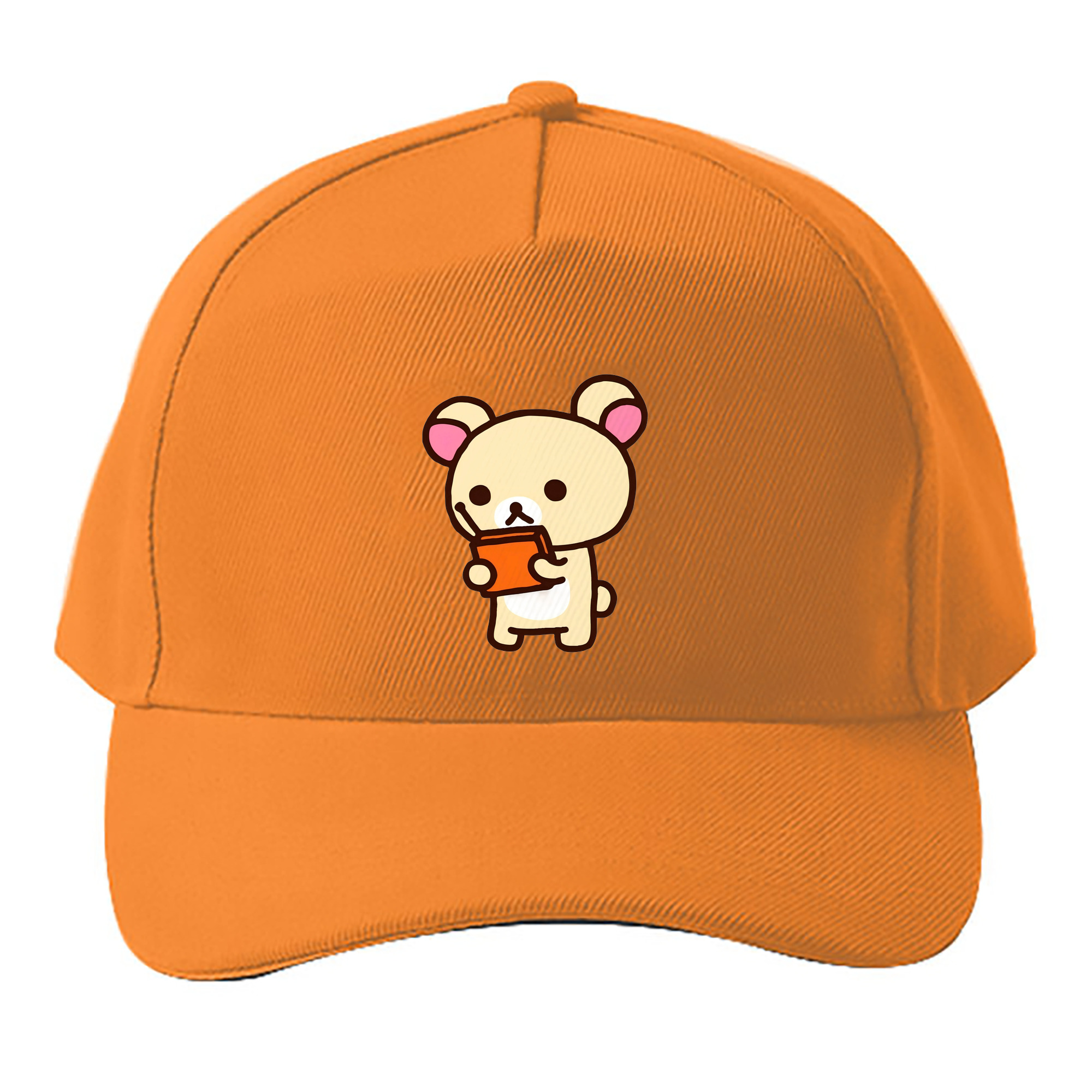 （画像用） リラックマ リラックマ キイロイトリ Rilakkuma Korilakkuma Kiiroitori ベースボールキャップ 綿100％ 男女兼用 帽子 スポーツ