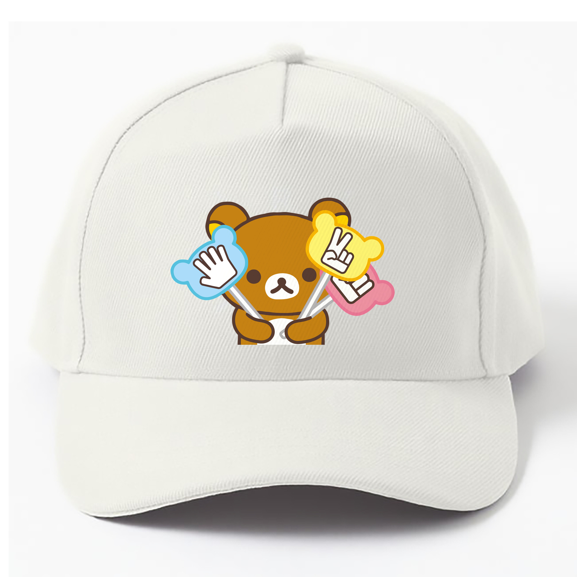 （画像用） リラックマ リラックマ キイロイトリ Rilakkuma Korilakkuma Kiiroitori ベースボールキャップ 綿100％ 男女兼用 帽子 スポーツ
