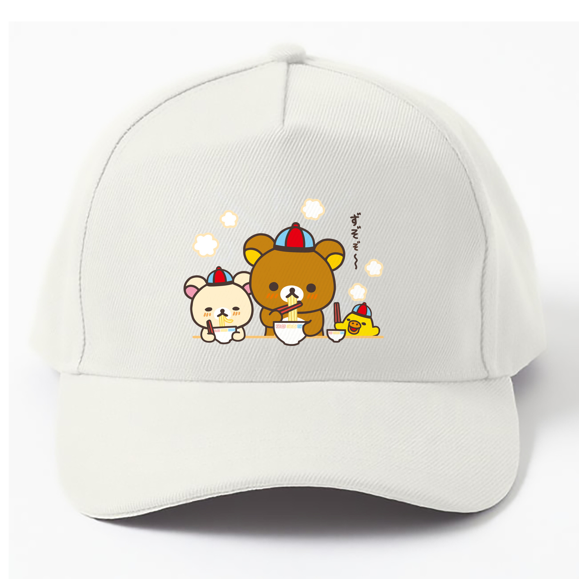 （画像用） リラックマ リラックマ キイロイトリ Rilakkuma Korilakkuma Kiiroitori ベースボールキャップ 綿100％ 男女兼用 帽子 スポーツ