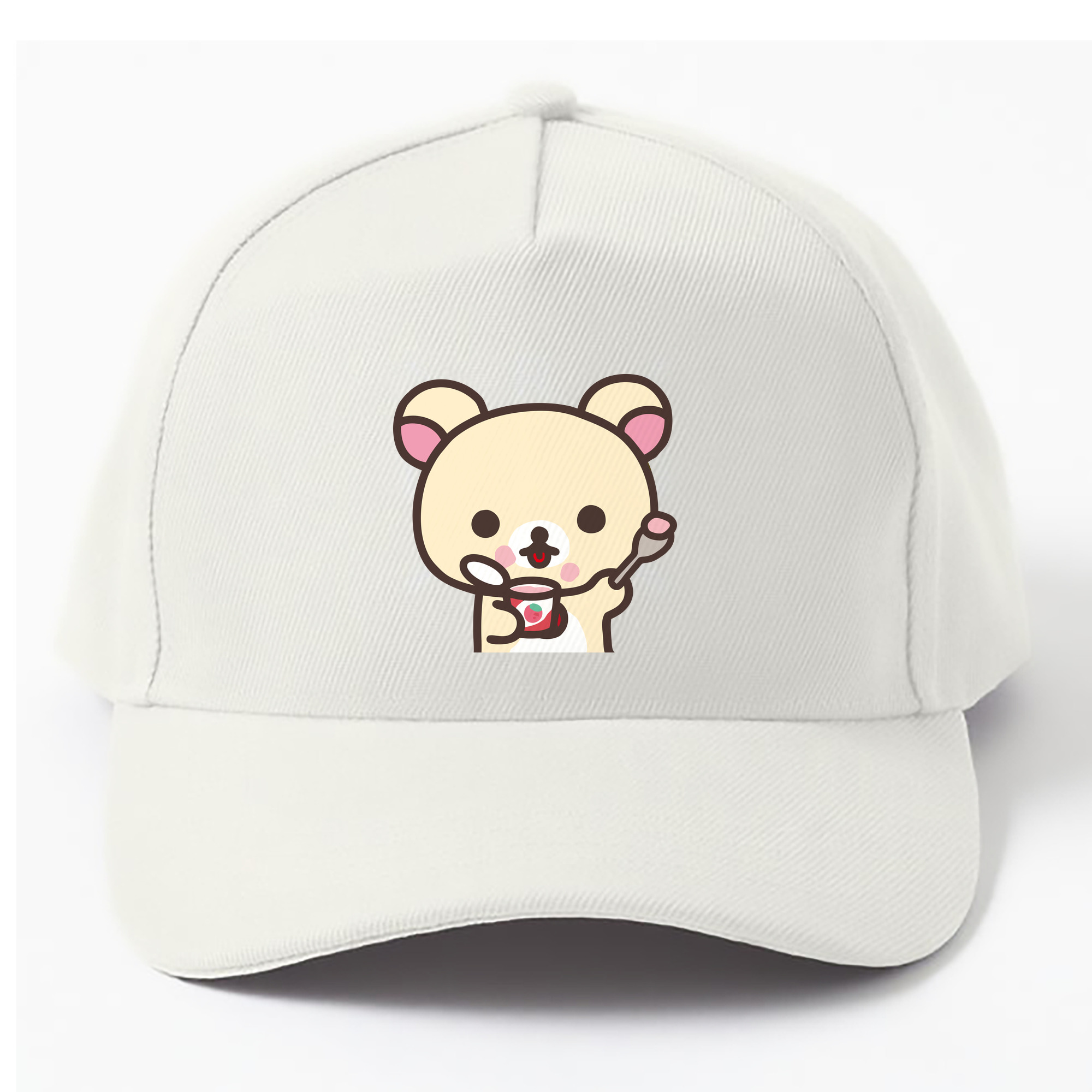 （画像用） リラックマ リラックマ キイロイトリ Rilakkuma Korilakkuma Kiiroitori ベースボールキャップ 綿100％ 男女兼用 帽子 スポーツ