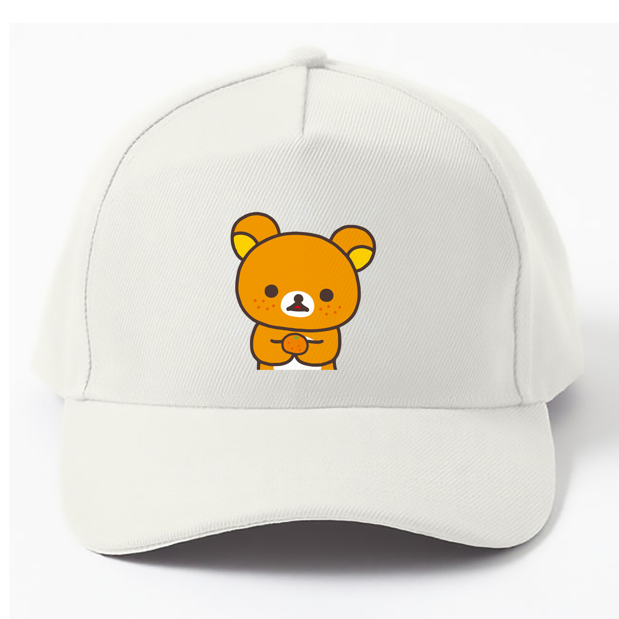 （画像用） リラックマ リラックマ キイロイトリ Rilakkuma Korilakkuma Kiiroitori ベースボールキャップ 綿100％ 男女兼用 帽子 スポーツ