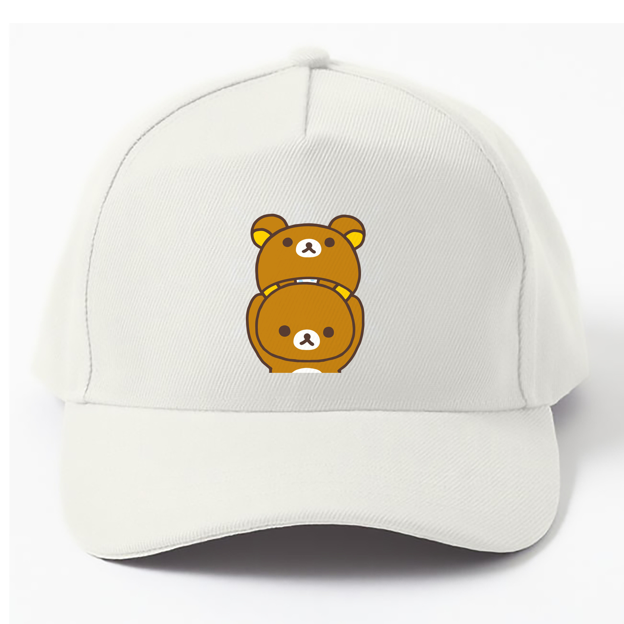 （画像用） リラックマ リラックマ キイロイトリ Rilakkuma Korilakkuma Kiiroitori ベースボールキャップ 綿100％ 男女兼用 帽子 スポーツ