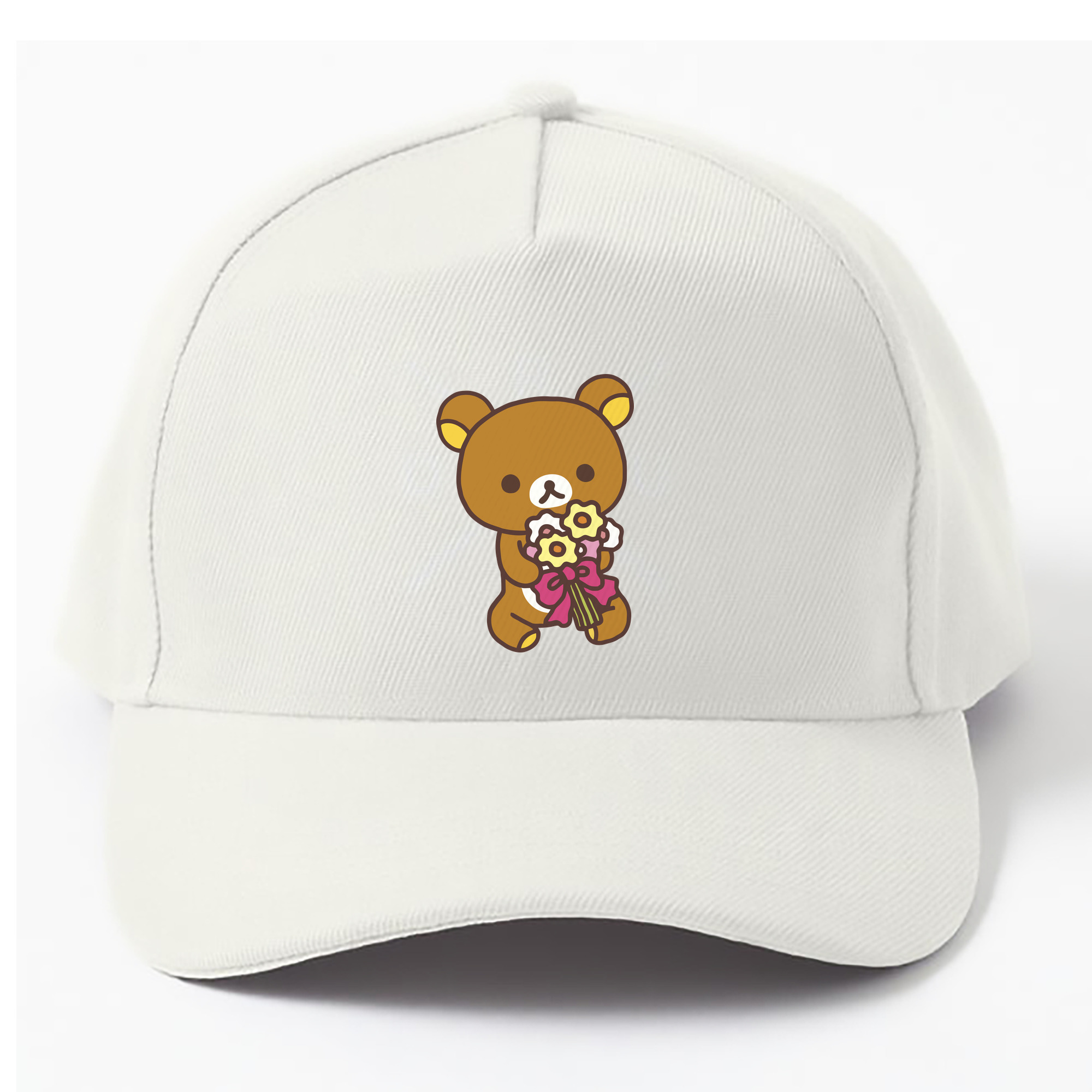 （画像用） リラックマ リラックマ キイロイトリ Rilakkuma Korilakkuma Kiiroitori ベースボールキャップ 綿100％ 男女兼用 帽子 スポーツ