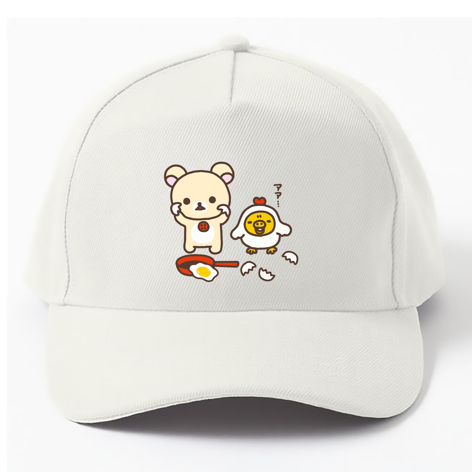 （画像用） リラックマ リラックマ キイロイトリ Rilakkuma Korilakkuma Kiiroitori ベースボールキャップ 綿100％ 男女兼用 帽子 スポーツ