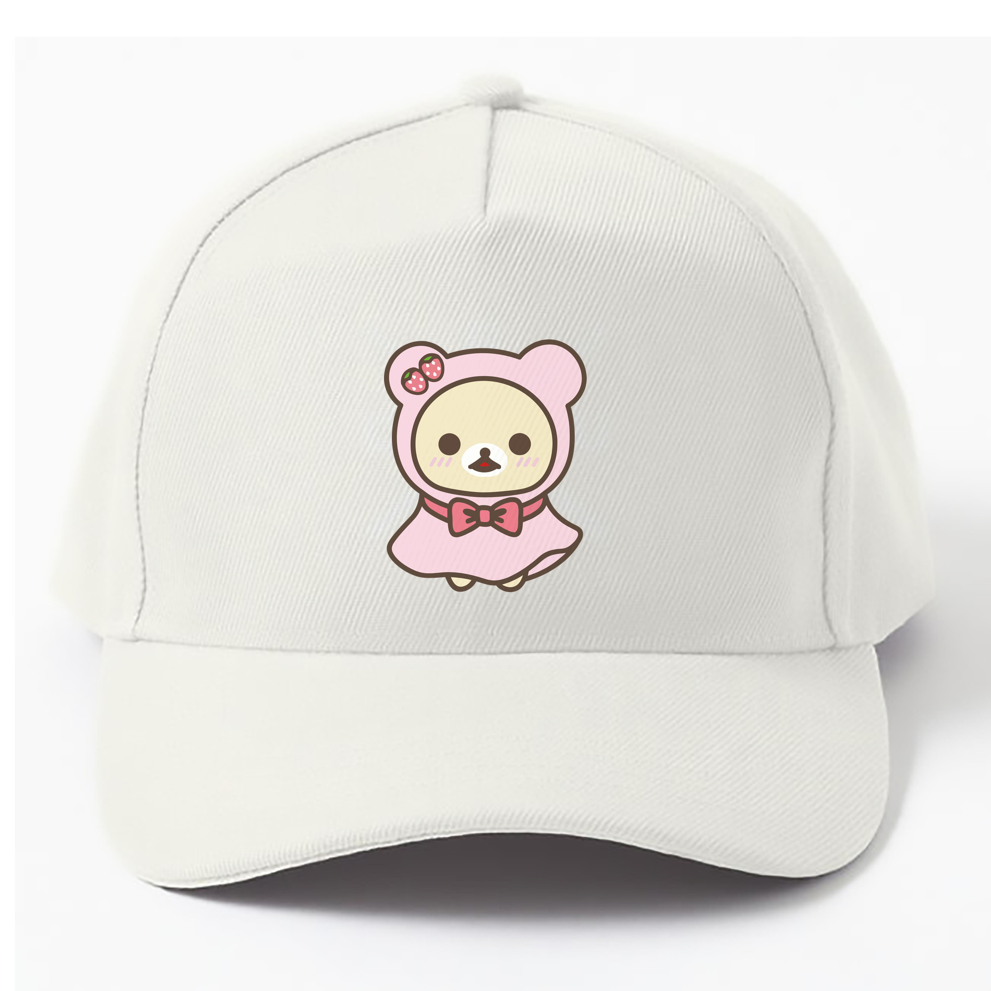 （画像用） リラックマ リラックマ キイロイトリ Rilakkuma Korilakkuma Kiiroitori ベースボールキャップ 綿100％ 男女兼用 帽子 スポーツ
