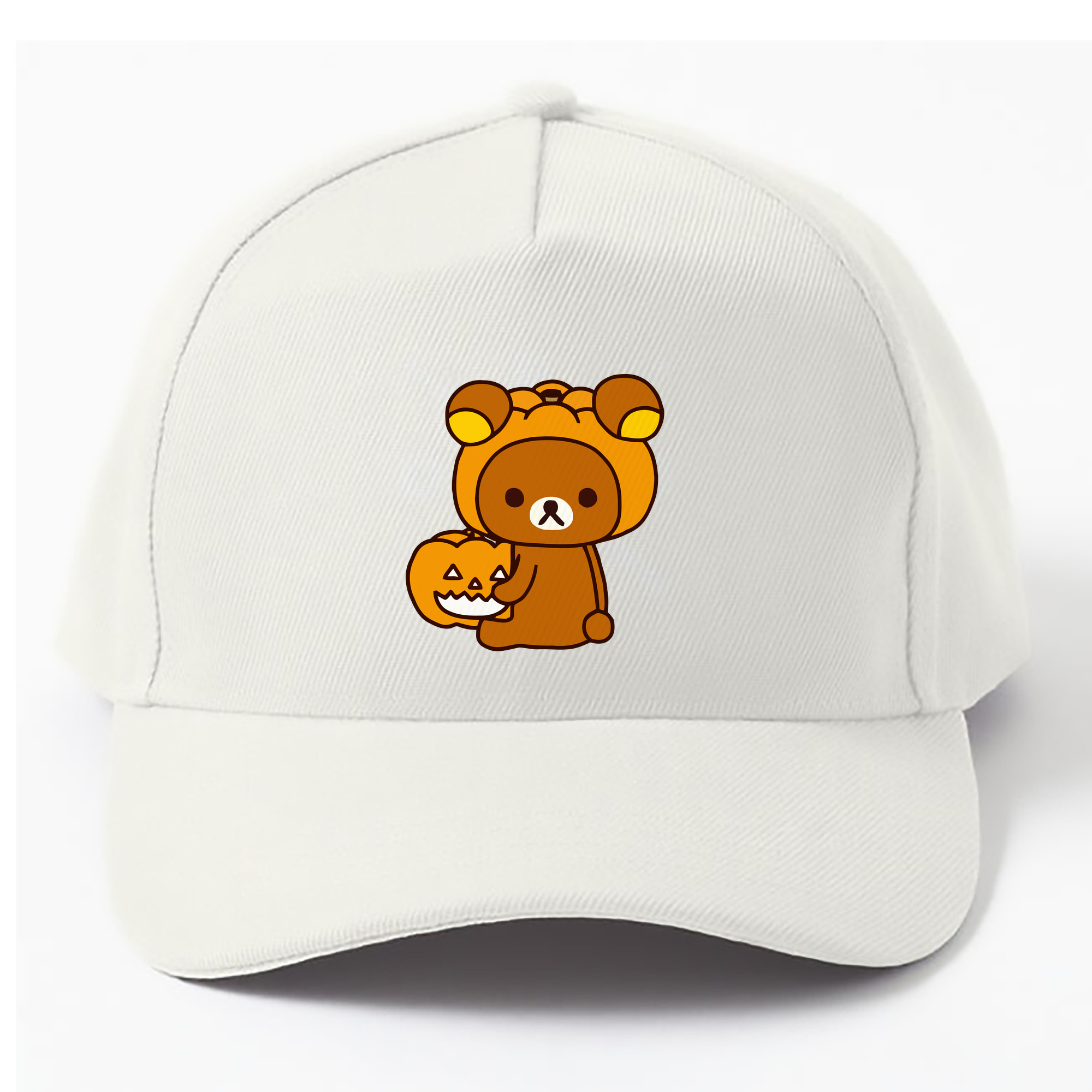 （画像用） リラックマ リラックマ キイロイトリ Rilakkuma Korilakkuma Kiiroitori ベースボールキャップ 綿100％ 男女兼用 帽子 スポーツ
