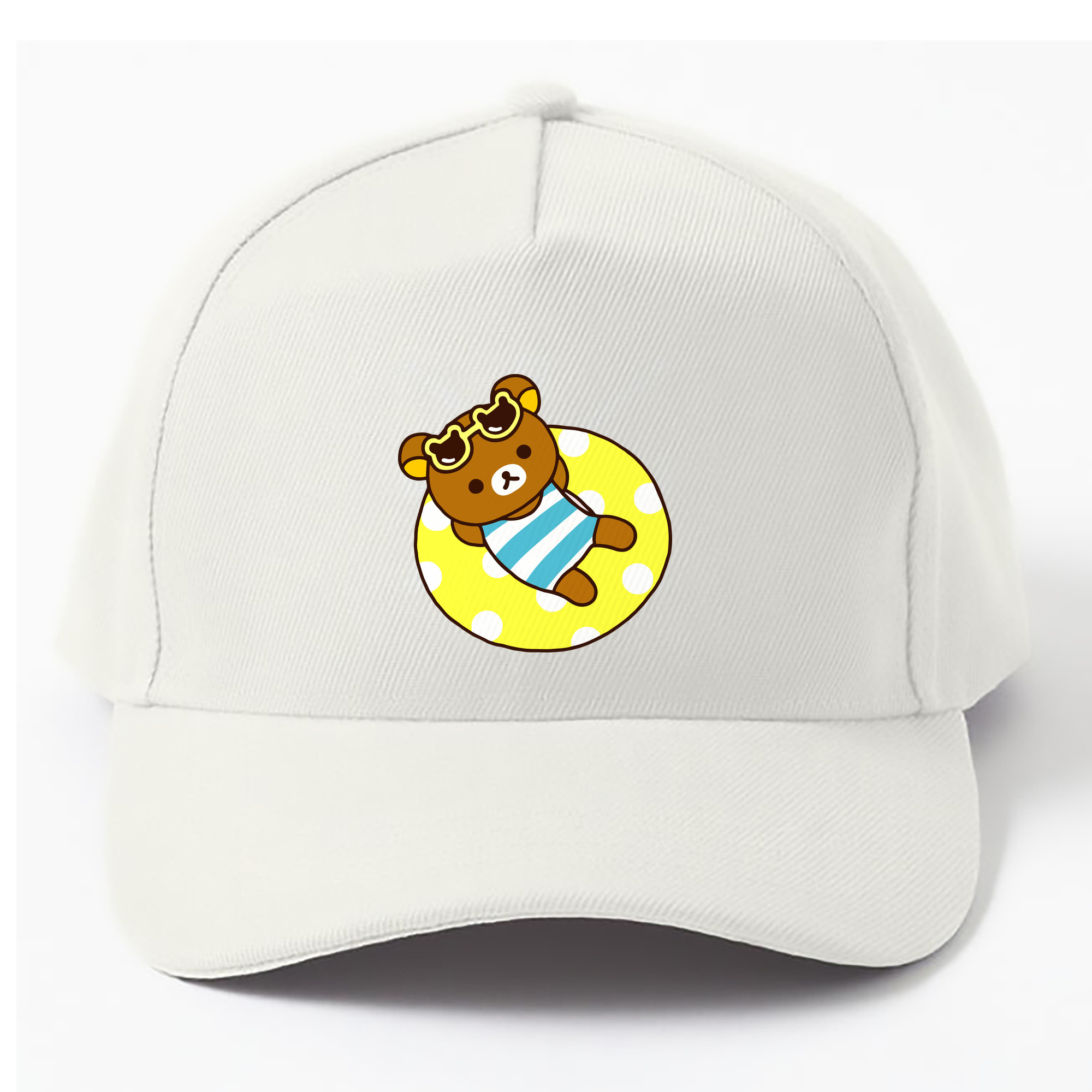 （画像用） リラックマ リラックマ キイロイトリ Rilakkuma Korilakkuma Kiiroitori ベースボールキャップ 綿100％ 男女兼用 帽子 スポーツ