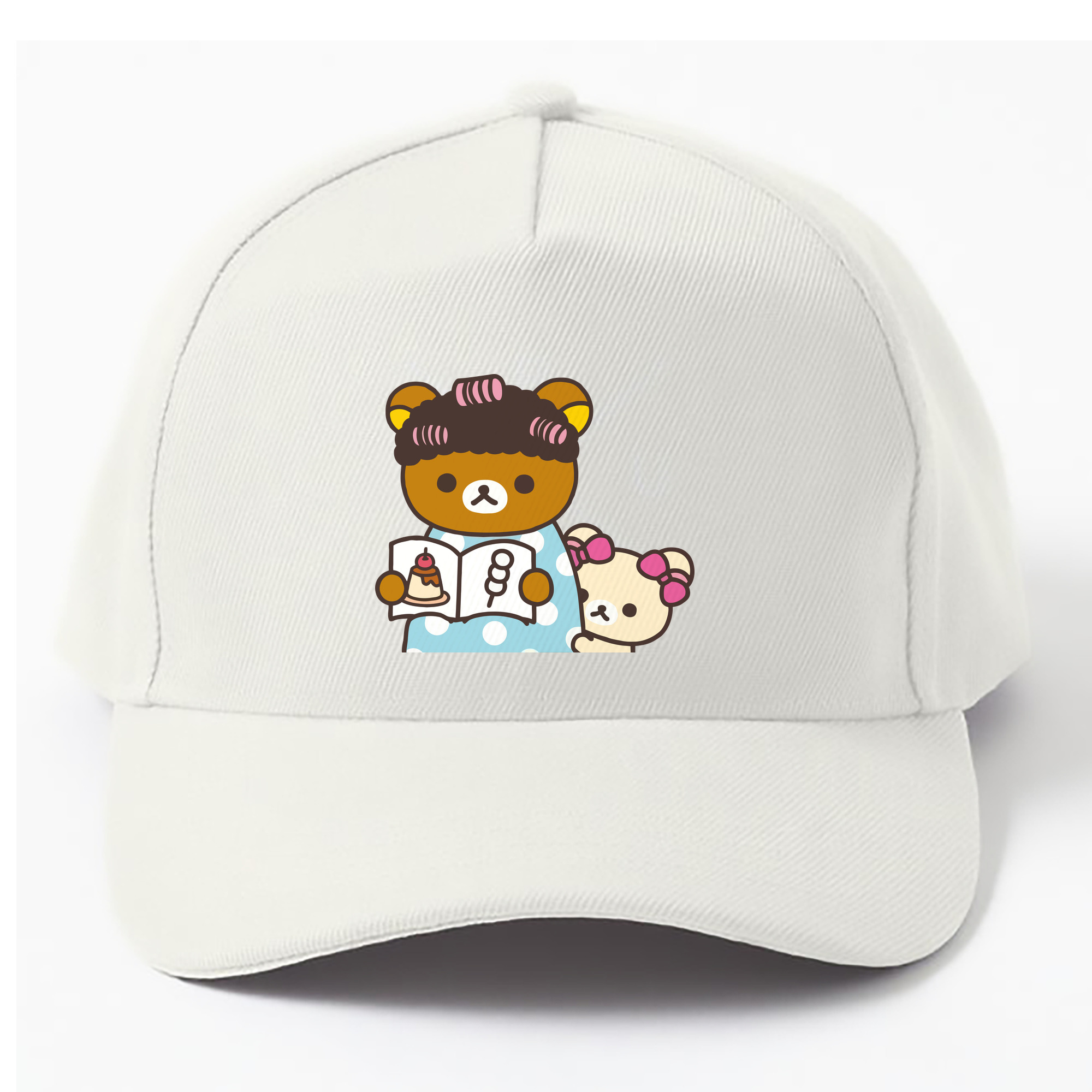（画像用） リラックマ リラックマ キイロイトリ Rilakkuma Korilakkuma Kiiroitori ベースボールキャップ 綿100％ 男女兼用 帽子 スポーツ