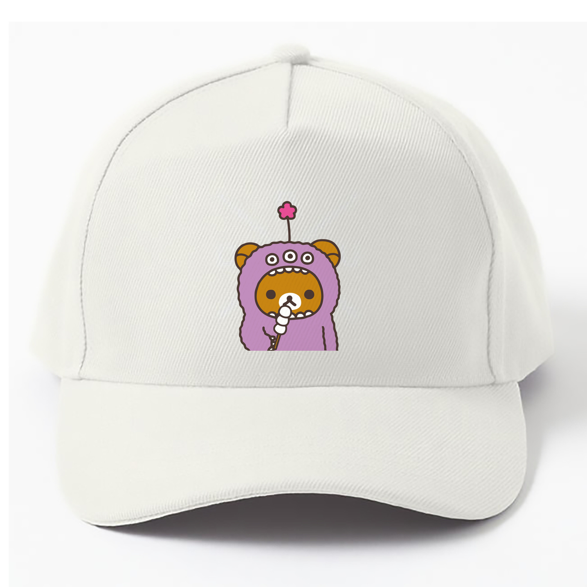 （画像用） リラックマ リラックマ キイロイトリ Rilakkuma Korilakkuma Kiiroitori ベースボールキャップ 綿100％ 男女兼用 帽子 スポーツ