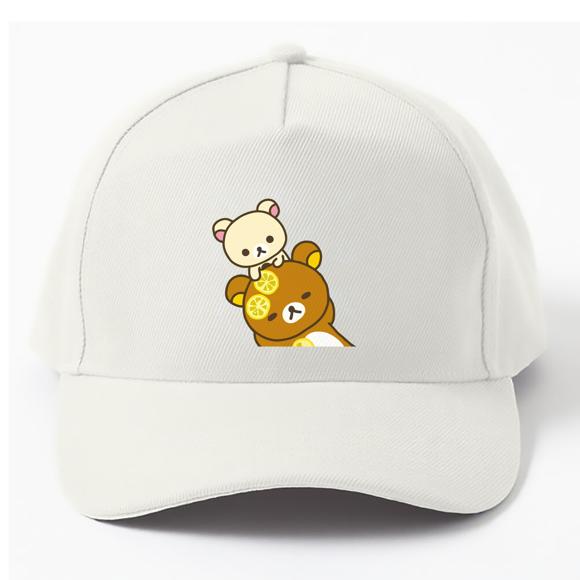 （画像用） リラックマ リラックマ キイロイトリ Rilakkuma Korilakkuma Kiiroitori ベースボールキャップ 綿100％ 男女兼用 帽子 スポーツ