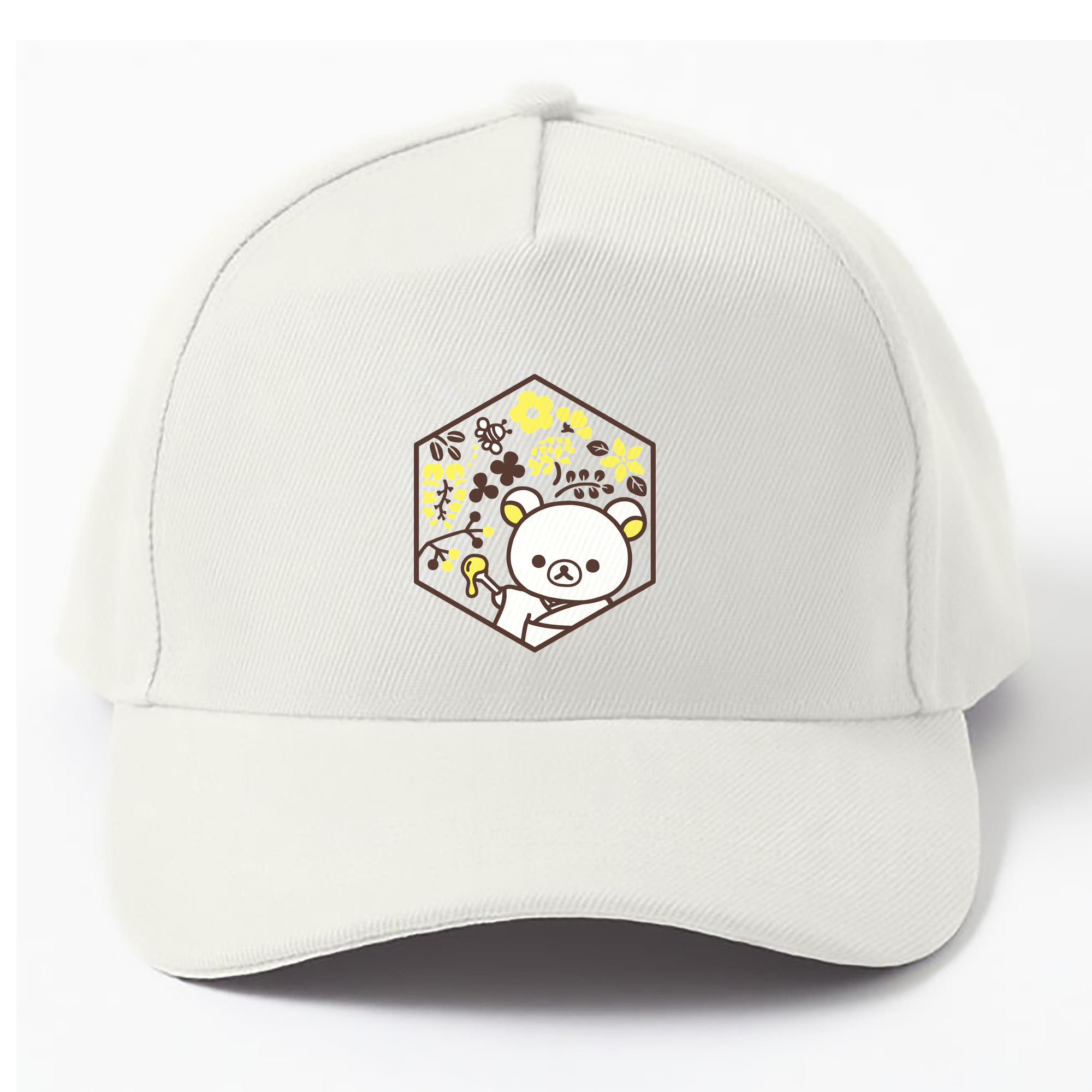 （画像用） リラックマ リラックマ キイロイトリ Rilakkuma Korilakkuma Kiiroitori ベースボールキャップ 綿100％ 男女兼用 帽子 スポーツ