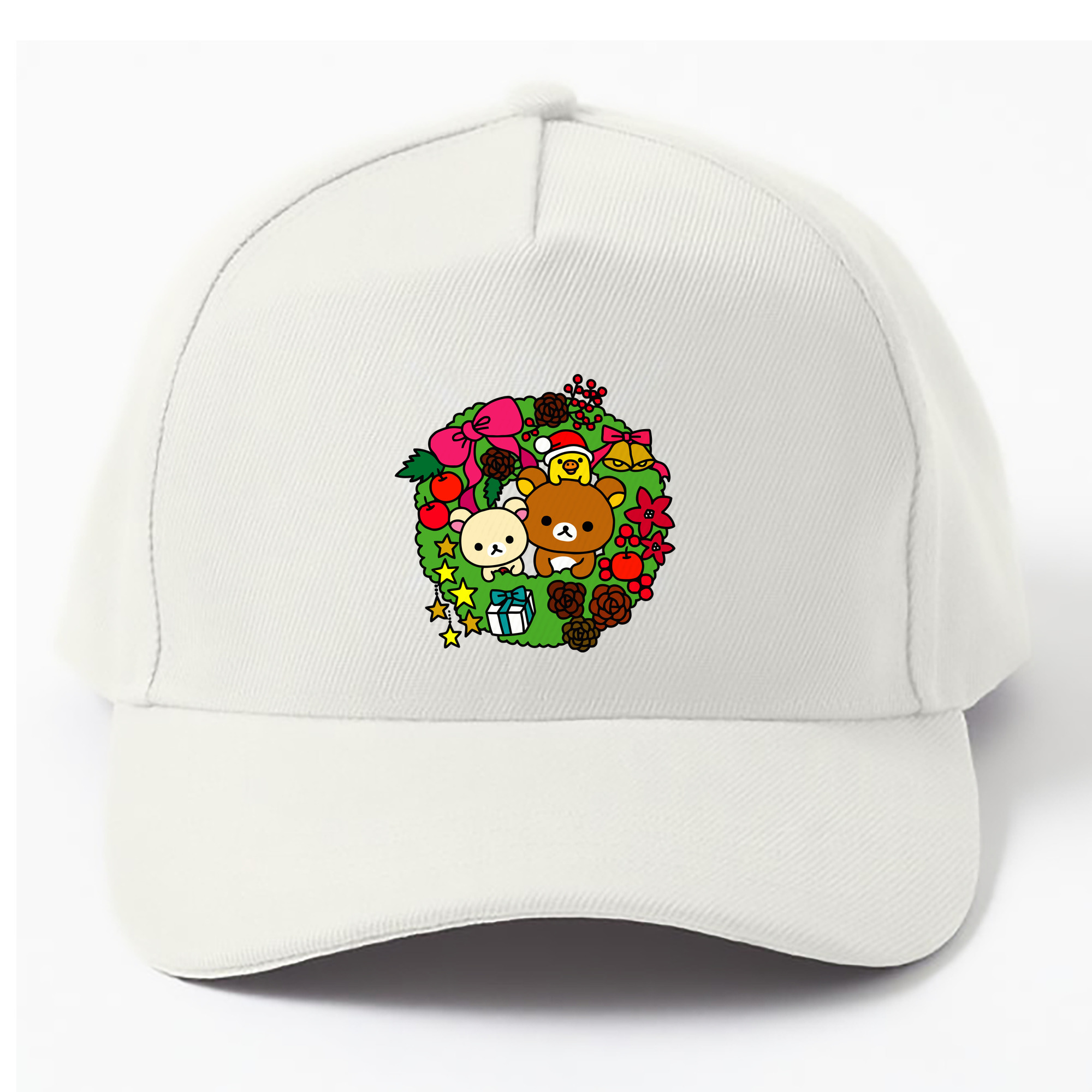 （画像用） リラックマ リラックマ キイロイトリ Rilakkuma Korilakkuma Kiiroitori ベースボールキャップ 綿100％ 男女兼用 帽子 スポーツ