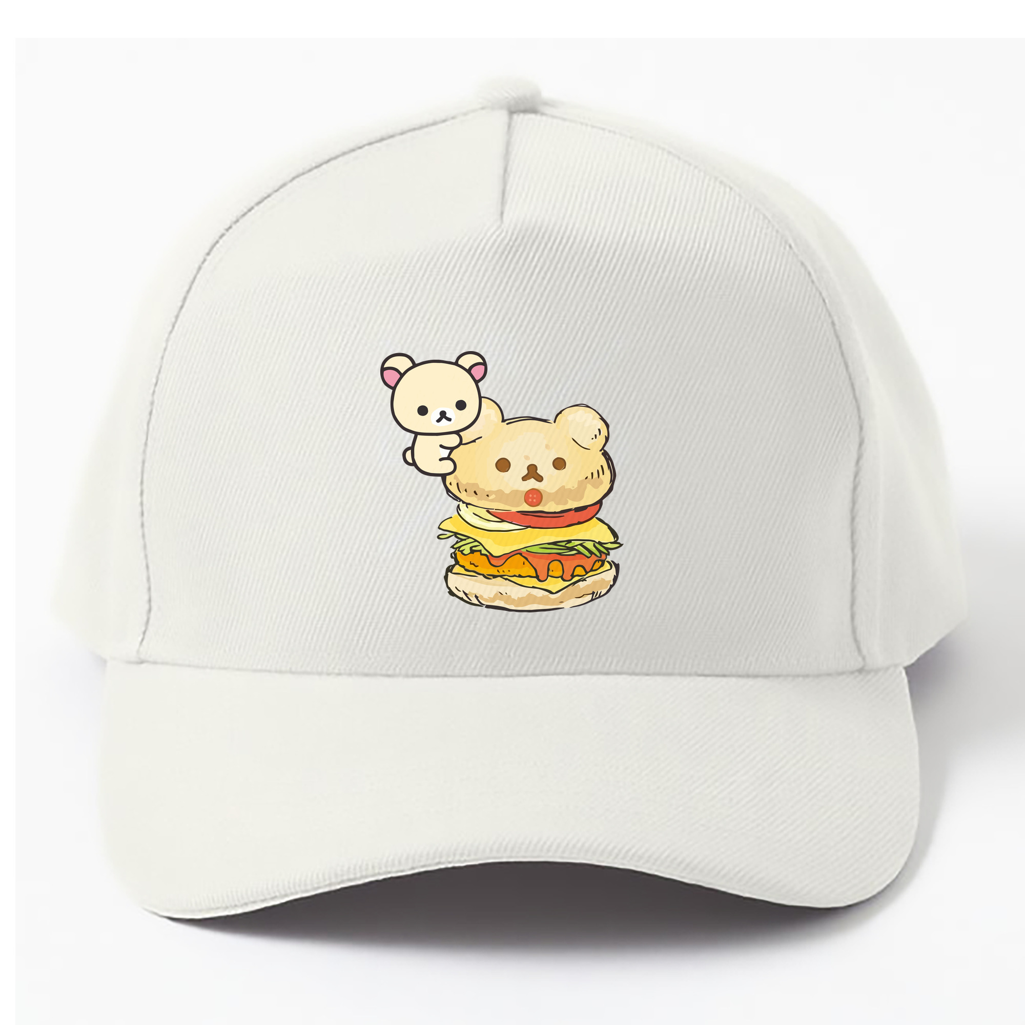 （画像用） リラックマ リラックマ キイロイトリ Rilakkuma Korilakkuma Kiiroitori ベースボールキャップ 綿100％ 男女兼用 帽子 スポーツ