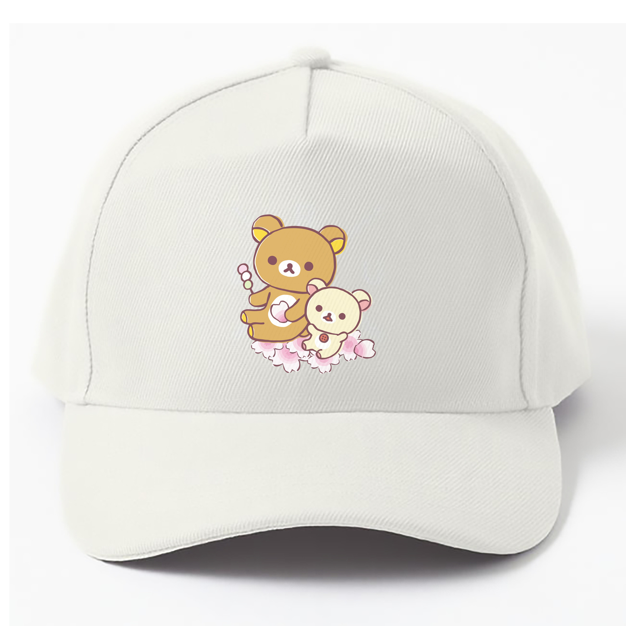 （画像用） リラックマ リラックマ キイロイトリ Rilakkuma Korilakkuma Kiiroitori ベースボールキャップ 綿100％ 男女兼用 帽子 スポーツ