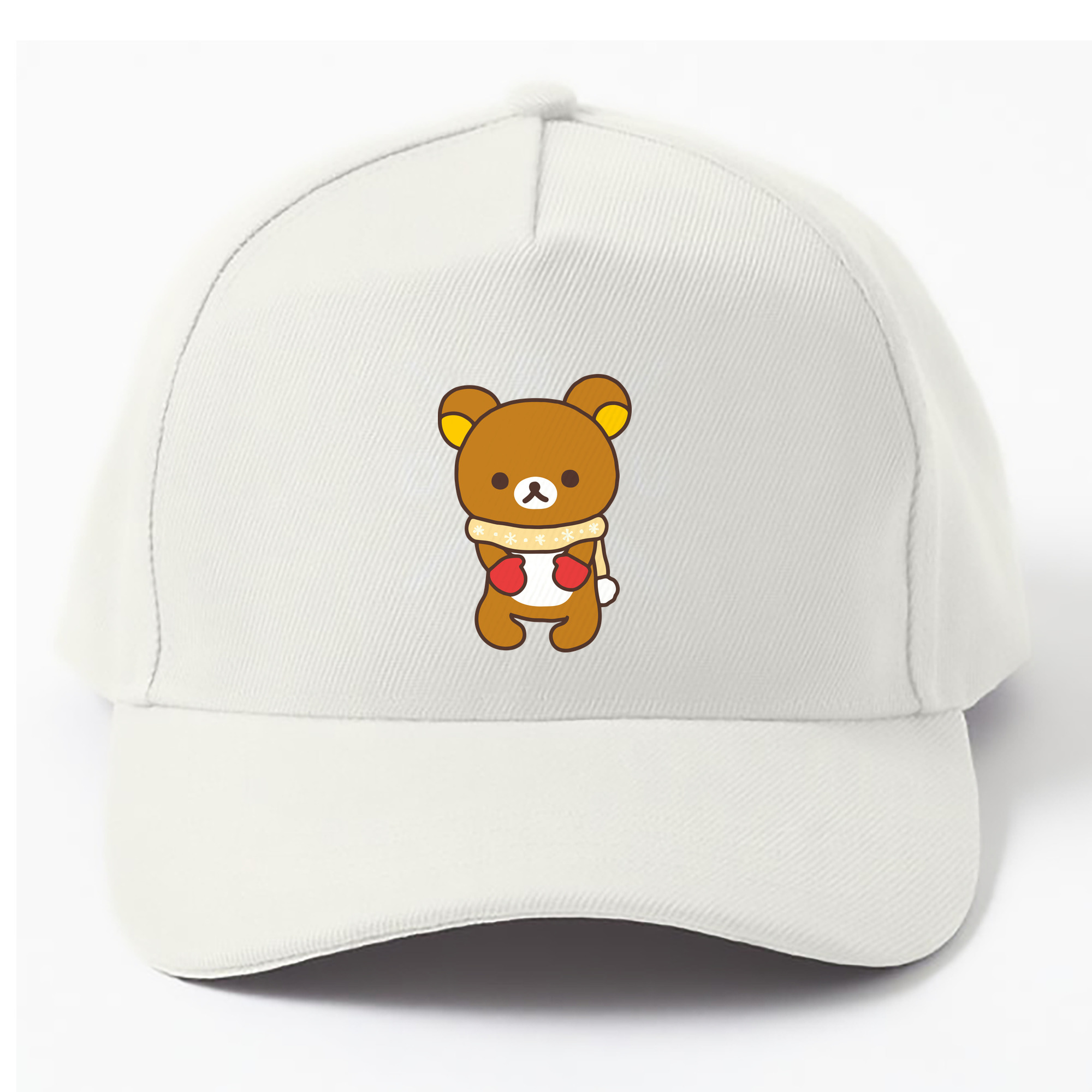 （画像用） リラックマ リラックマ キイロイトリ Rilakkuma Korilakkuma Kiiroitori ベースボールキャップ 綿100％ 男女兼用 帽子 スポーツ
