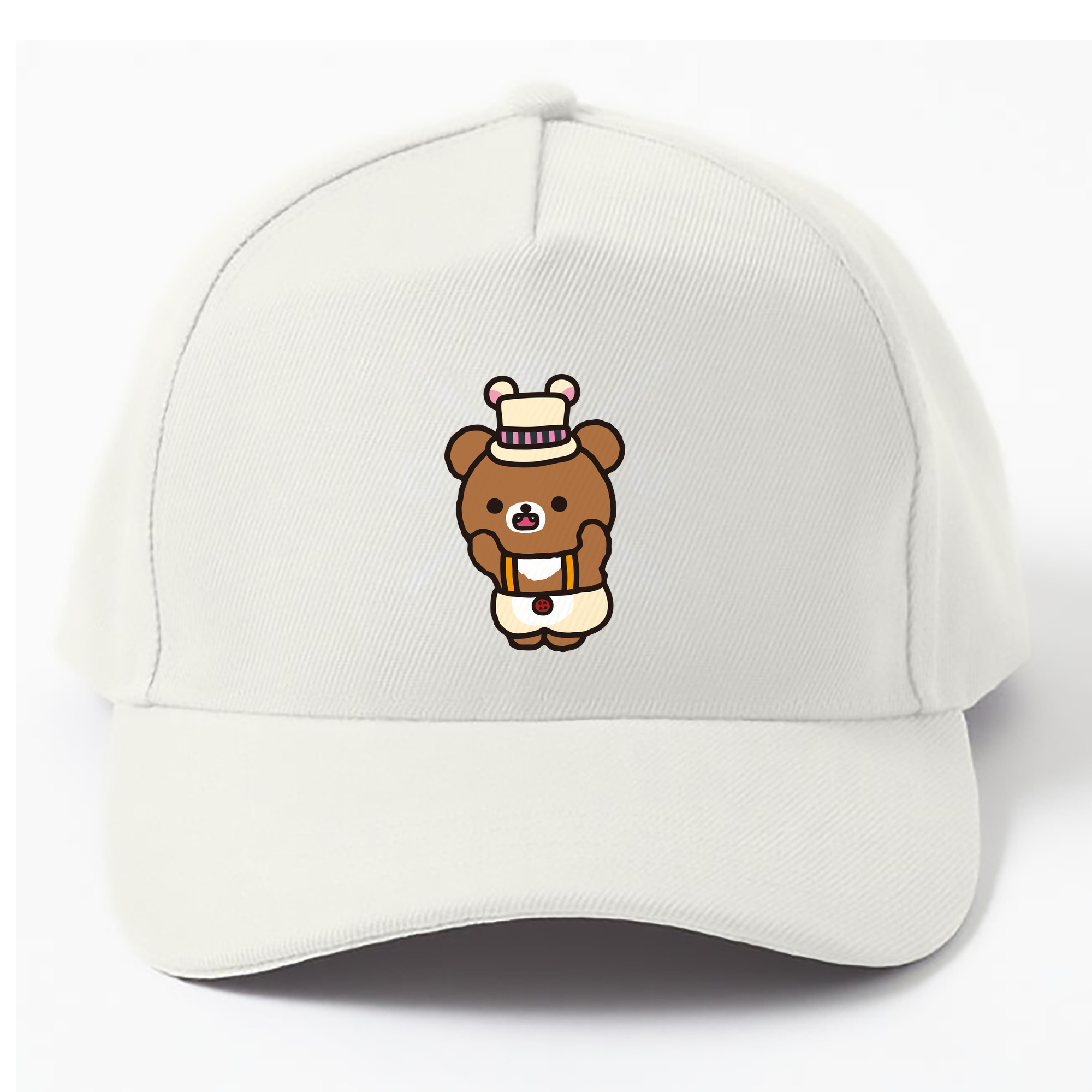 （画像用） リラックマ リラックマ キイロイトリ Rilakkuma Korilakkuma Kiiroitori ベースボールキャップ 綿100％ 男女兼用 帽子 スポーツ