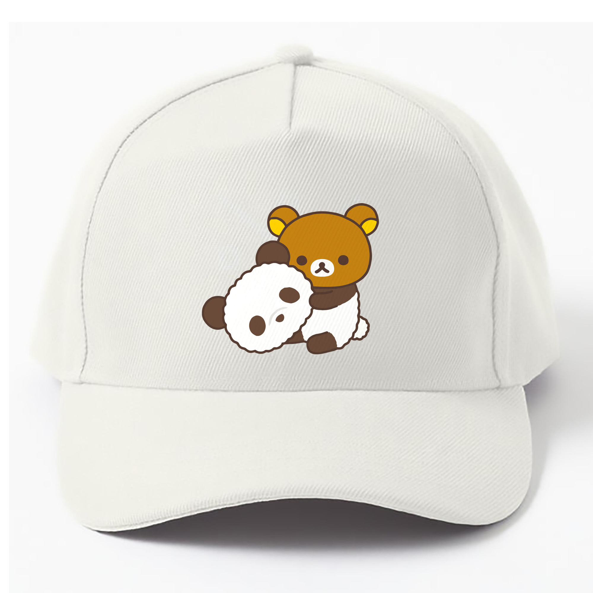 （画像用） リラックマ リラックマ キイロイトリ Rilakkuma Korilakkuma Kiiroitori ベースボールキャップ 綿100％ 男女兼用 帽子 スポーツ