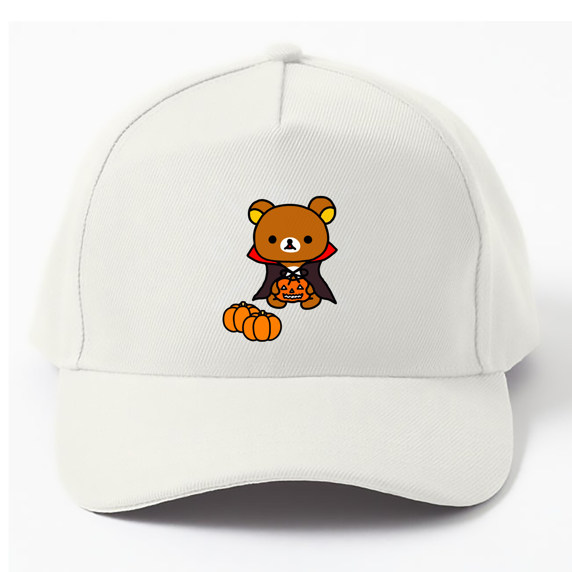 （画像用） リラックマ リラックマ キイロイトリ Rilakkuma Korilakkuma Kiiroitori ベースボールキャップ 綿100％ 男女兼用 帽子 スポーツ