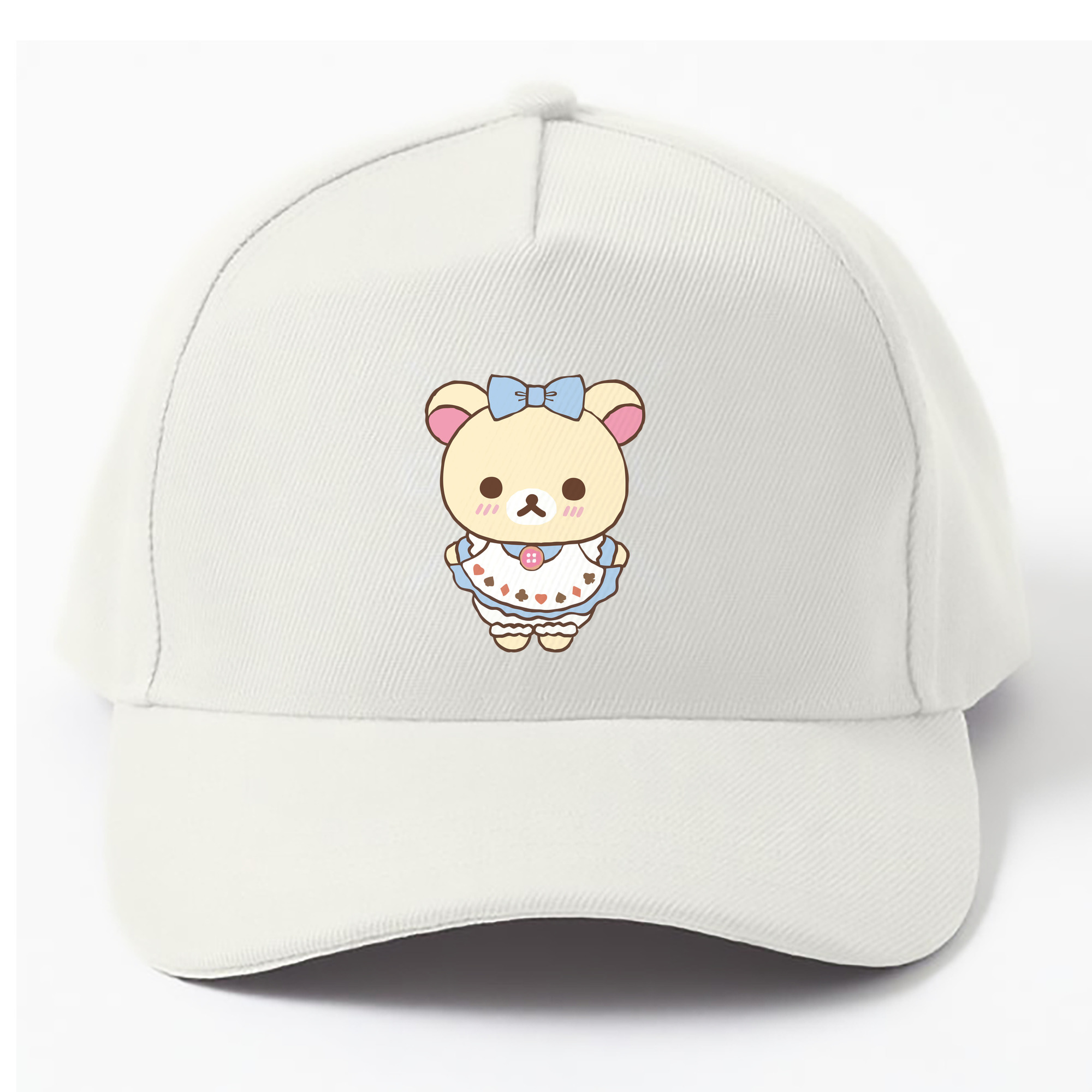 （画像用） リラックマ リラックマ キイロイトリ Rilakkuma Korilakkuma Kiiroitori ベースボールキャップ 綿100％ 男女兼用 帽子 スポーツ