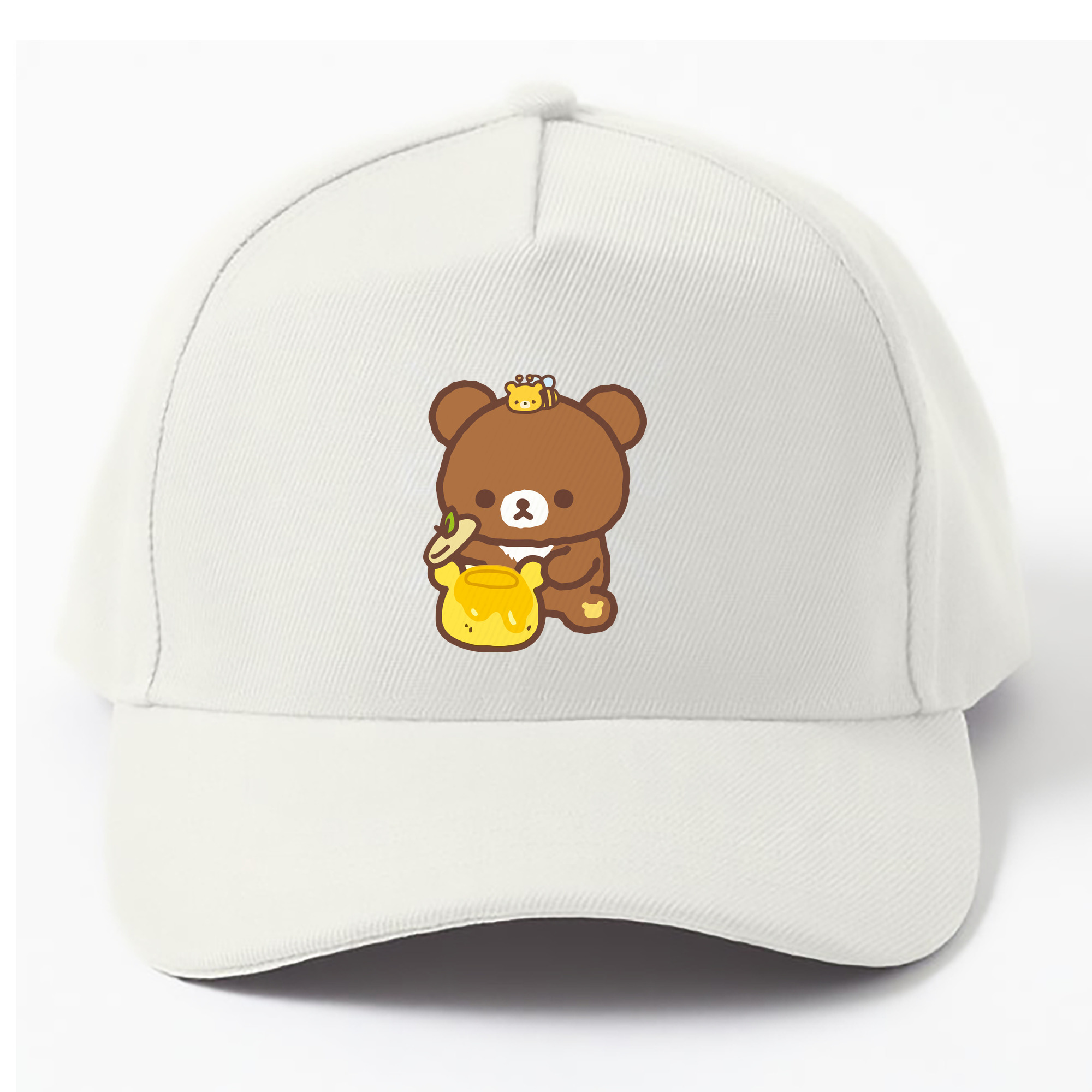 （画像用） リラックマ リラックマ キイロイトリ Rilakkuma Korilakkuma Kiiroitori ベースボールキャップ 綿100％ 男女兼用 帽子 スポーツ