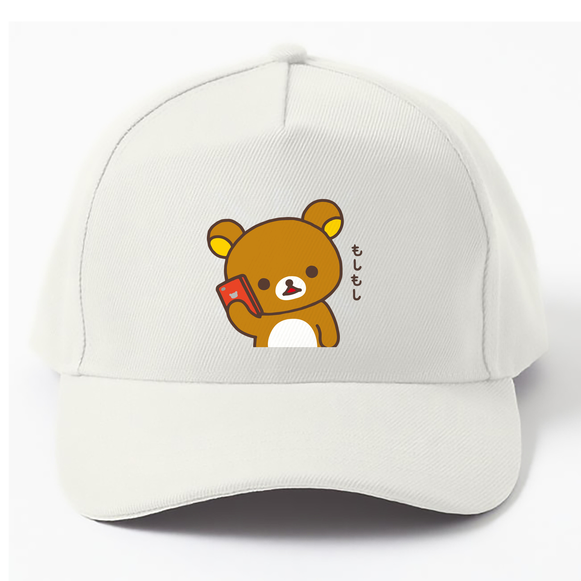 （画像用） リラックマ リラックマ キイロイトリ Rilakkuma Korilakkuma Kiiroitori ベースボールキャップ 綿100％ 男女兼用 帽子 スポーツ