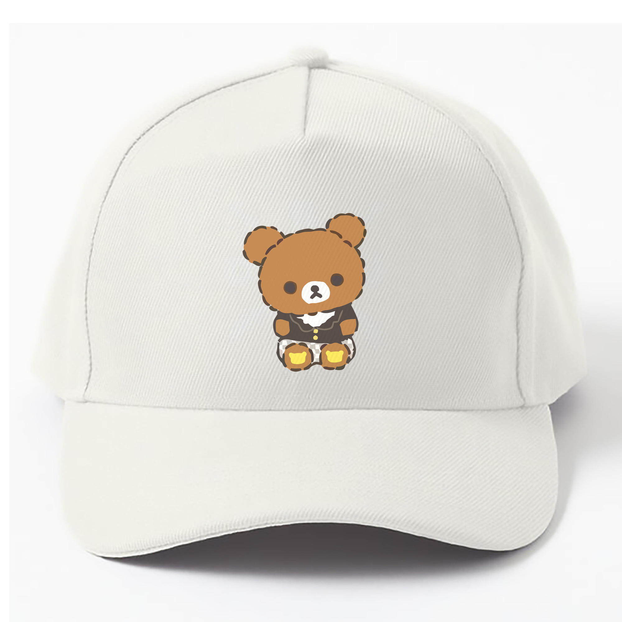 （画像用） リラックマ リラックマ キイロイトリ Rilakkuma Korilakkuma Kiiroitori ベースボールキャップ 綿100％ 男女兼用 帽子 スポーツ