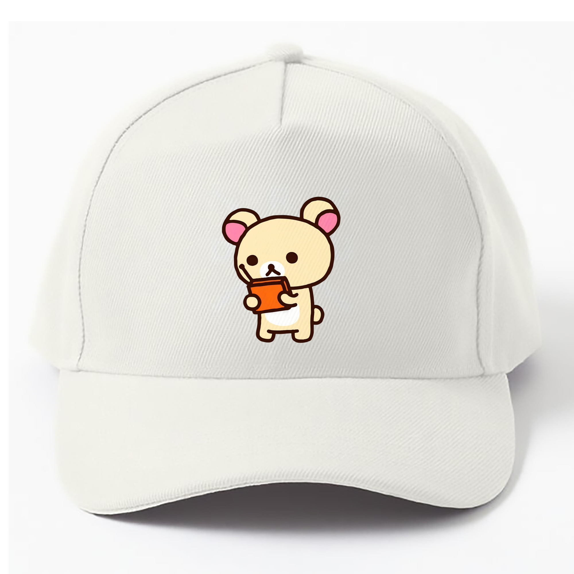 （画像用） リラックマ リラックマ キイロイトリ Rilakkuma Korilakkuma Kiiroitori ベースボールキャップ 綿100％ 男女兼用 帽子 スポーツ