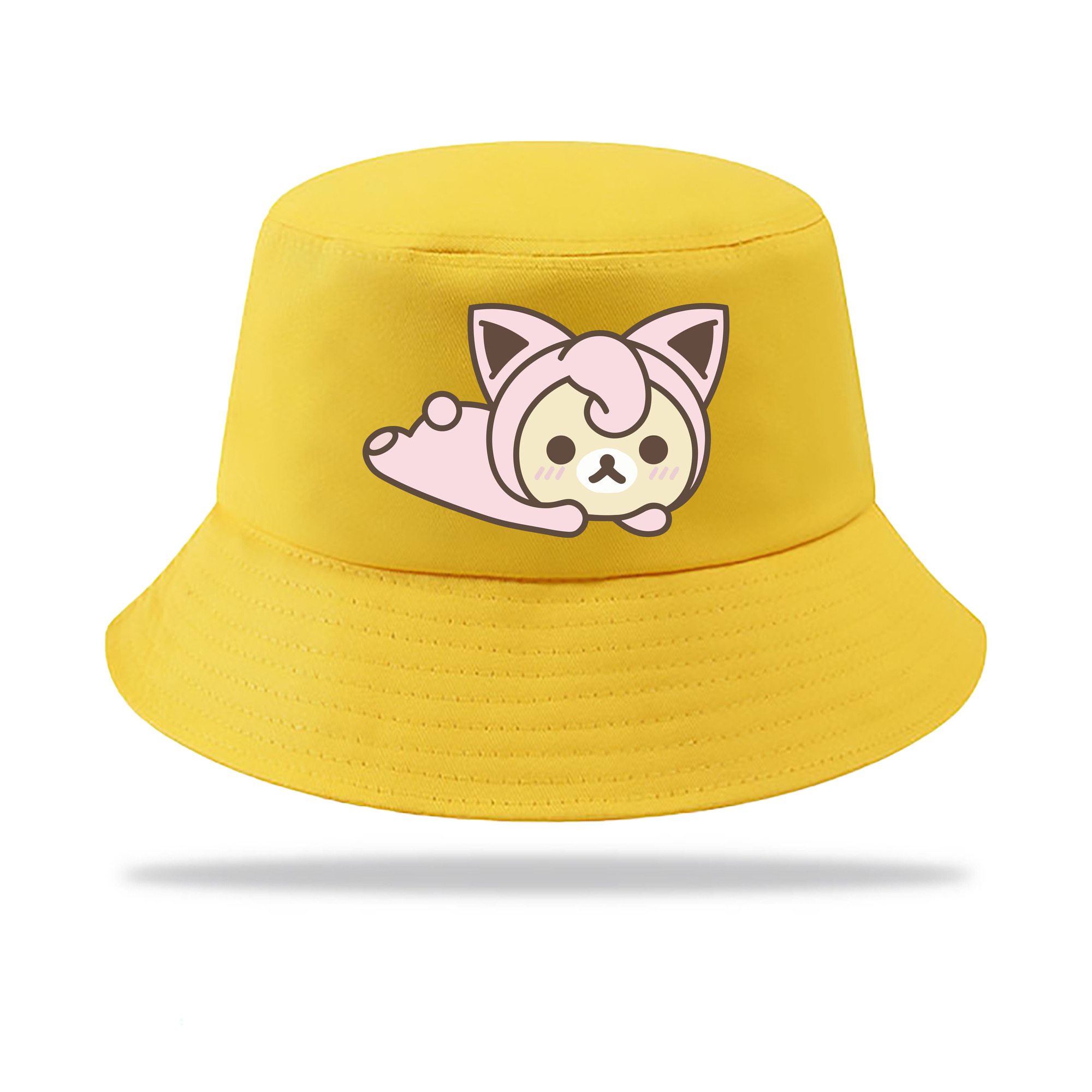 （画像用） リラックマ リラックマ キイロイトリ Rilakkuma Korilakkuma Kiiroitori アウトドア日除けバケットハット