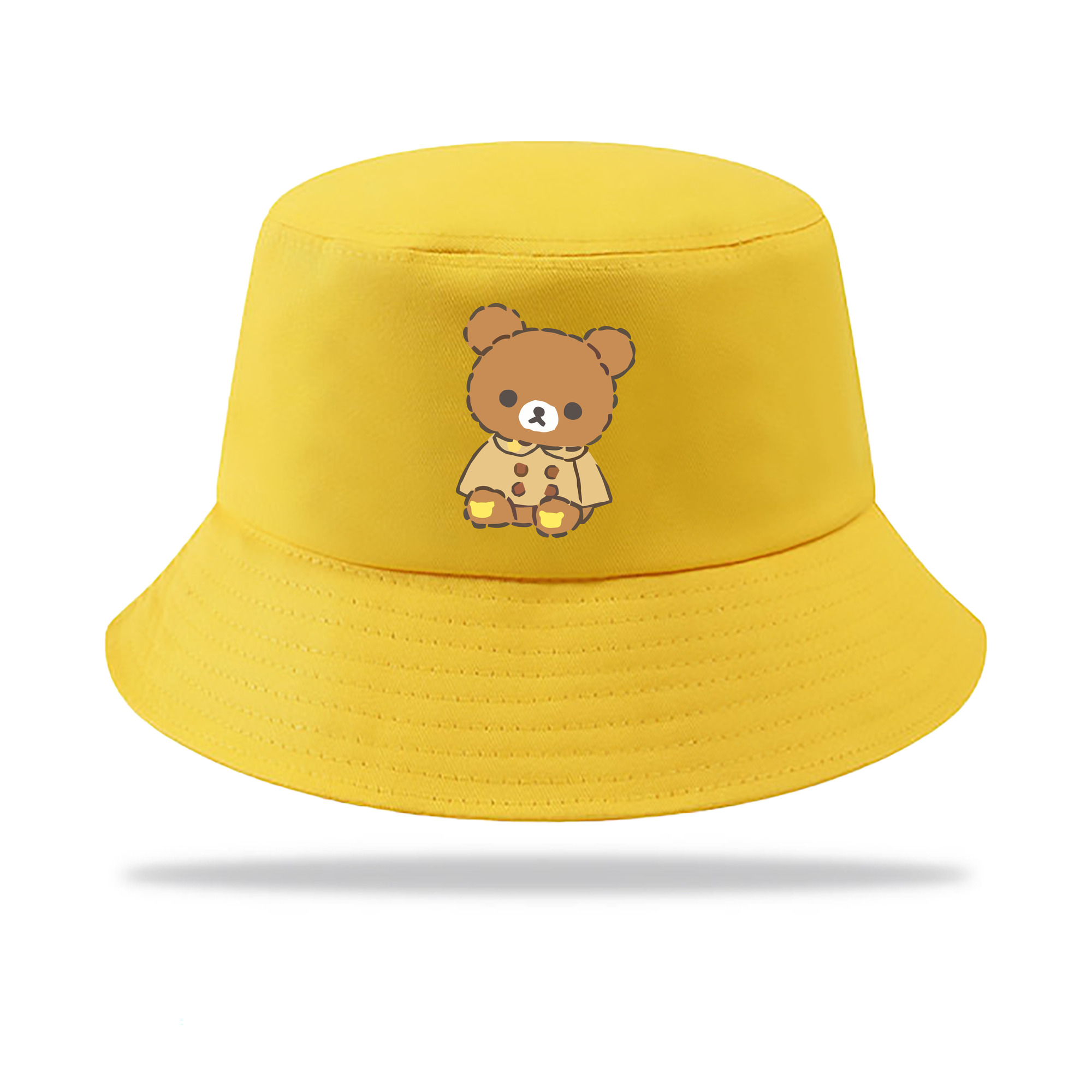 （画像用） リラックマ リラックマ キイロイトリ Rilakkuma Korilakkuma Kiiroitori アウトドア日除けバケットハット
