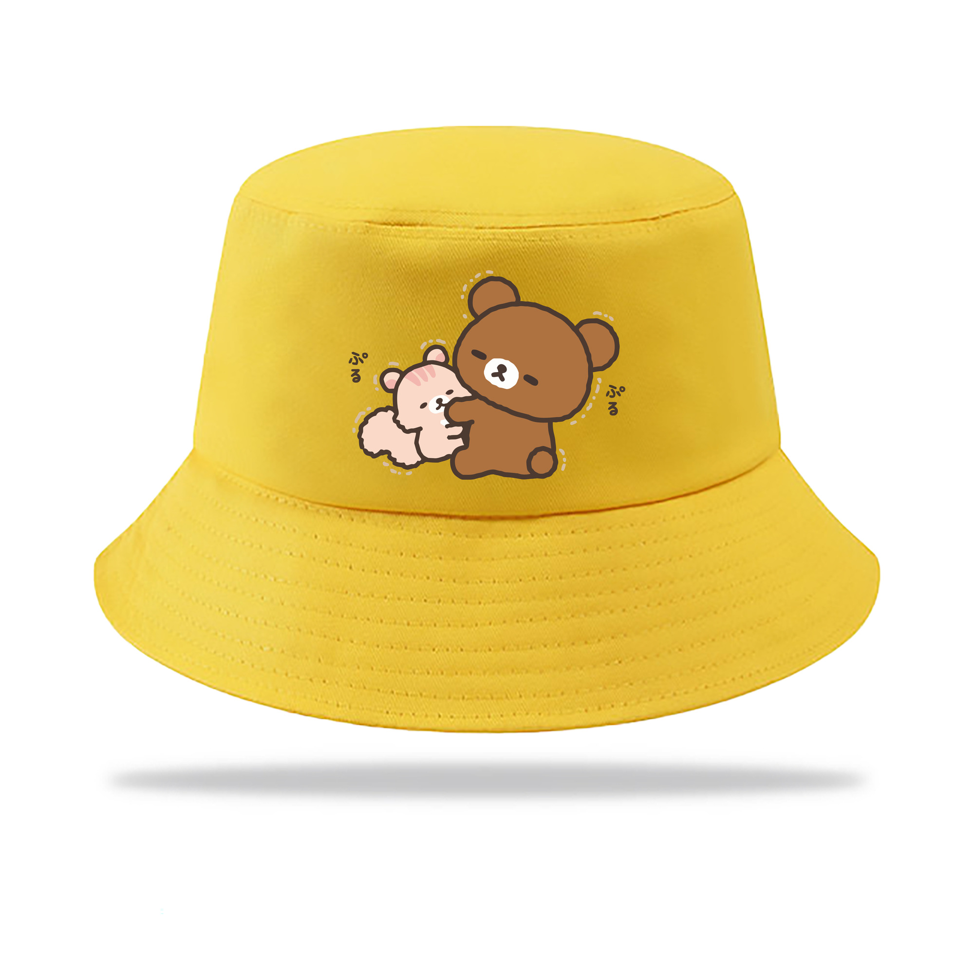（画像用） リラックマ リラックマ キイロイトリ Rilakkuma Korilakkuma Kiiroitori アウトドア日除けバケットハット