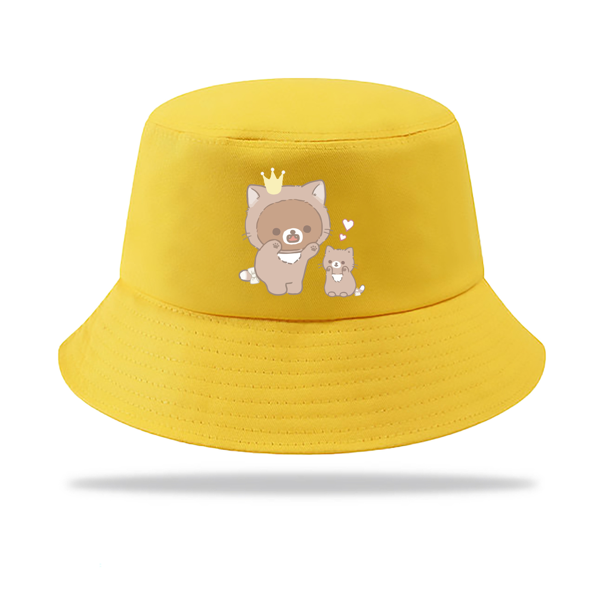 （画像用） リラックマ リラックマ キイロイトリ Rilakkuma Korilakkuma Kiiroitori アウトドア日除けバケットハット