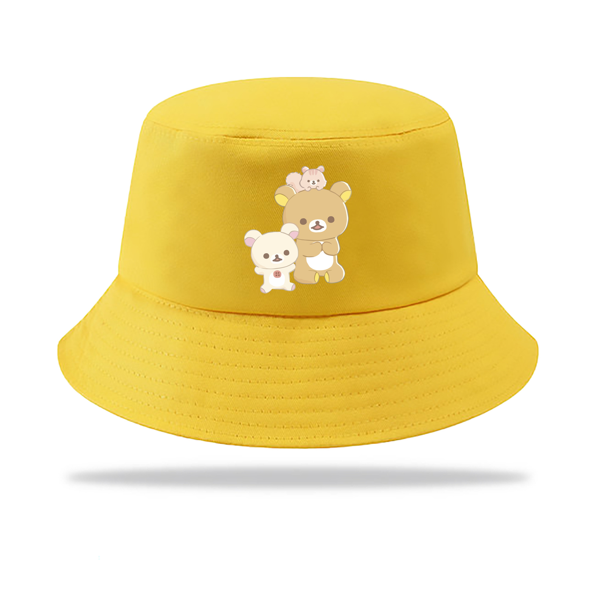 （画像用） リラックマ リラックマ キイロイトリ Rilakkuma Korilakkuma Kiiroitori アウトドア日除けバケットハット