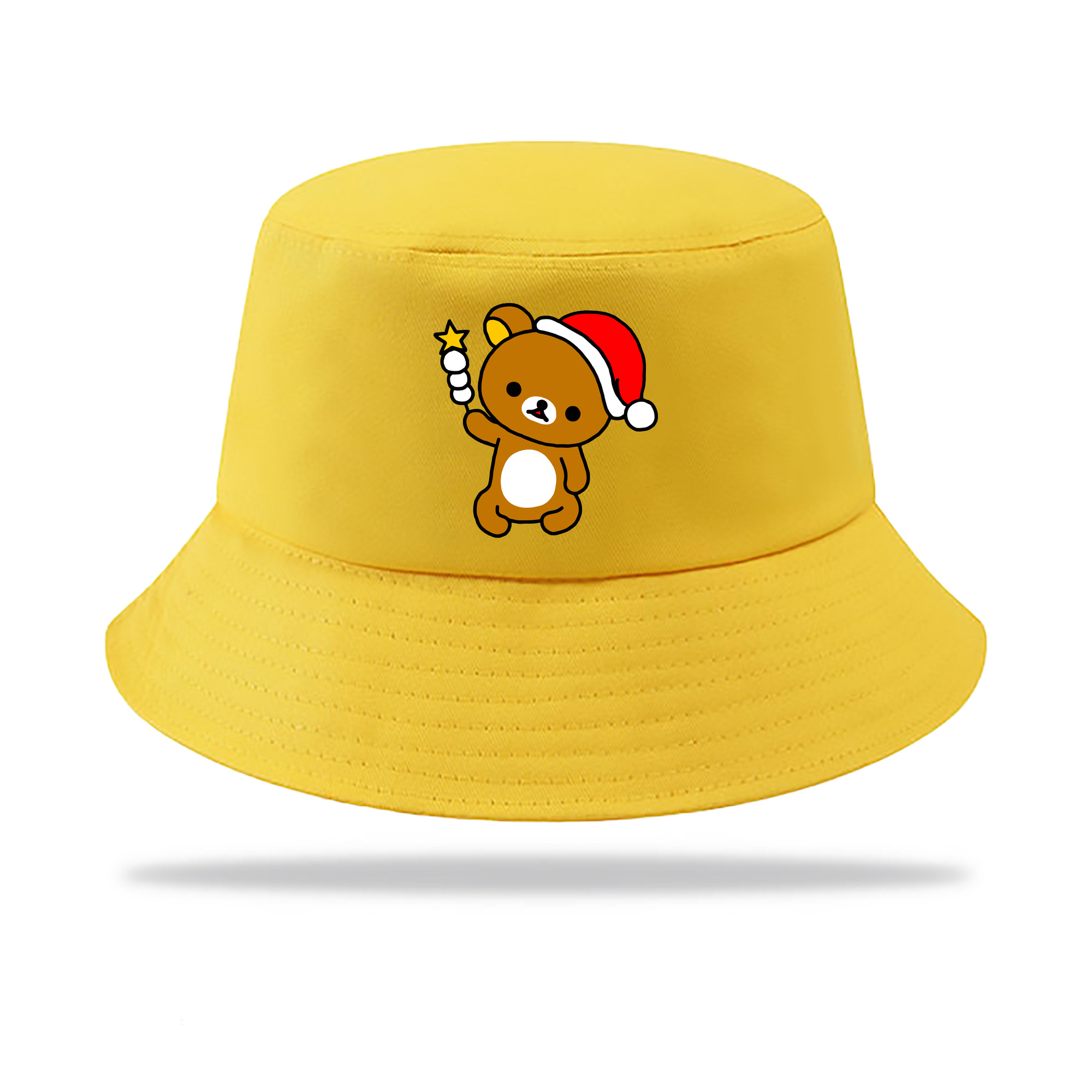 （画像用） リラックマ リラックマ キイロイトリ Rilakkuma Korilakkuma Kiiroitori アウトドア日除けバケットハット