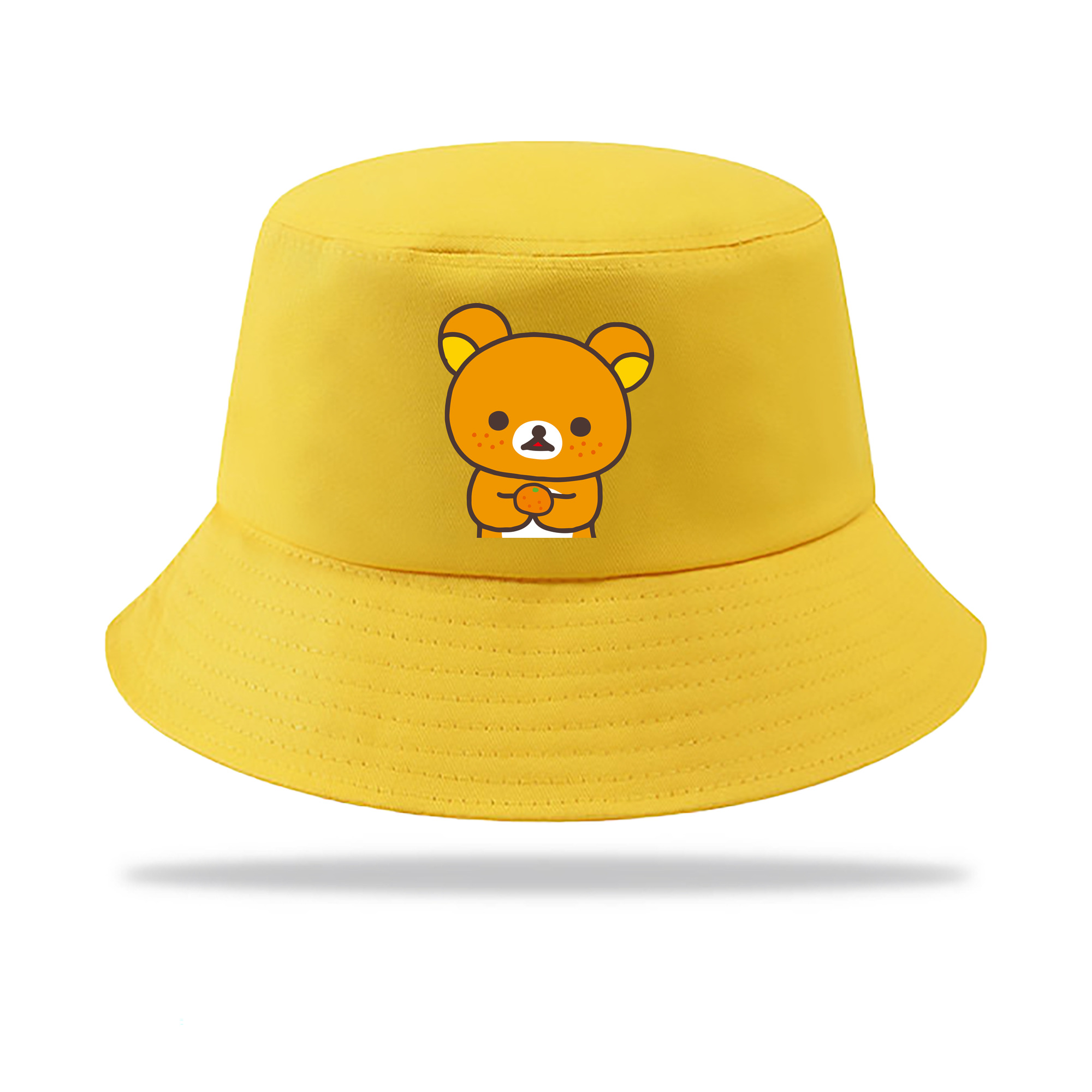 （画像用） リラックマ リラックマ キイロイトリ Rilakkuma Korilakkuma Kiiroitori アウトドア日除けバケットハット