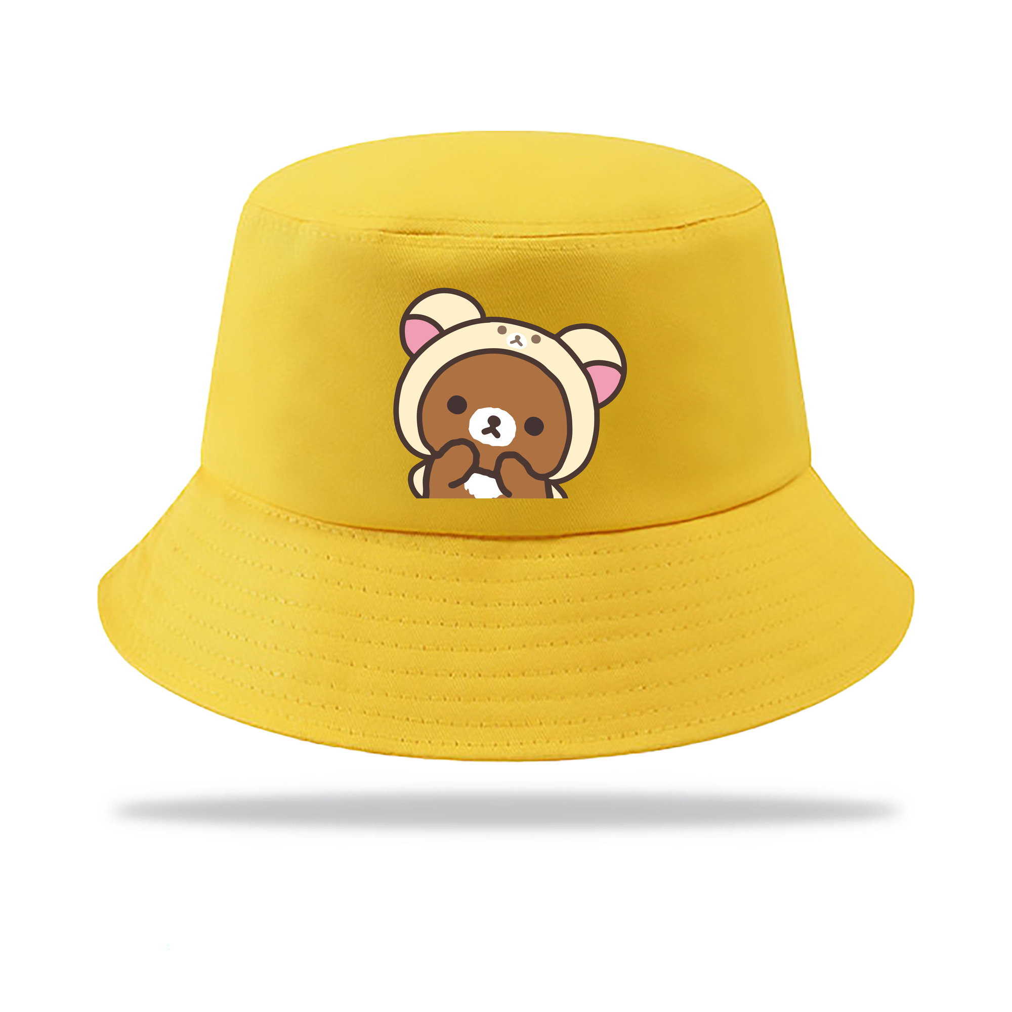 （画像用） リラックマ リラックマ キイロイトリ Rilakkuma Korilakkuma Kiiroitori アウトドア日除けバケットハット