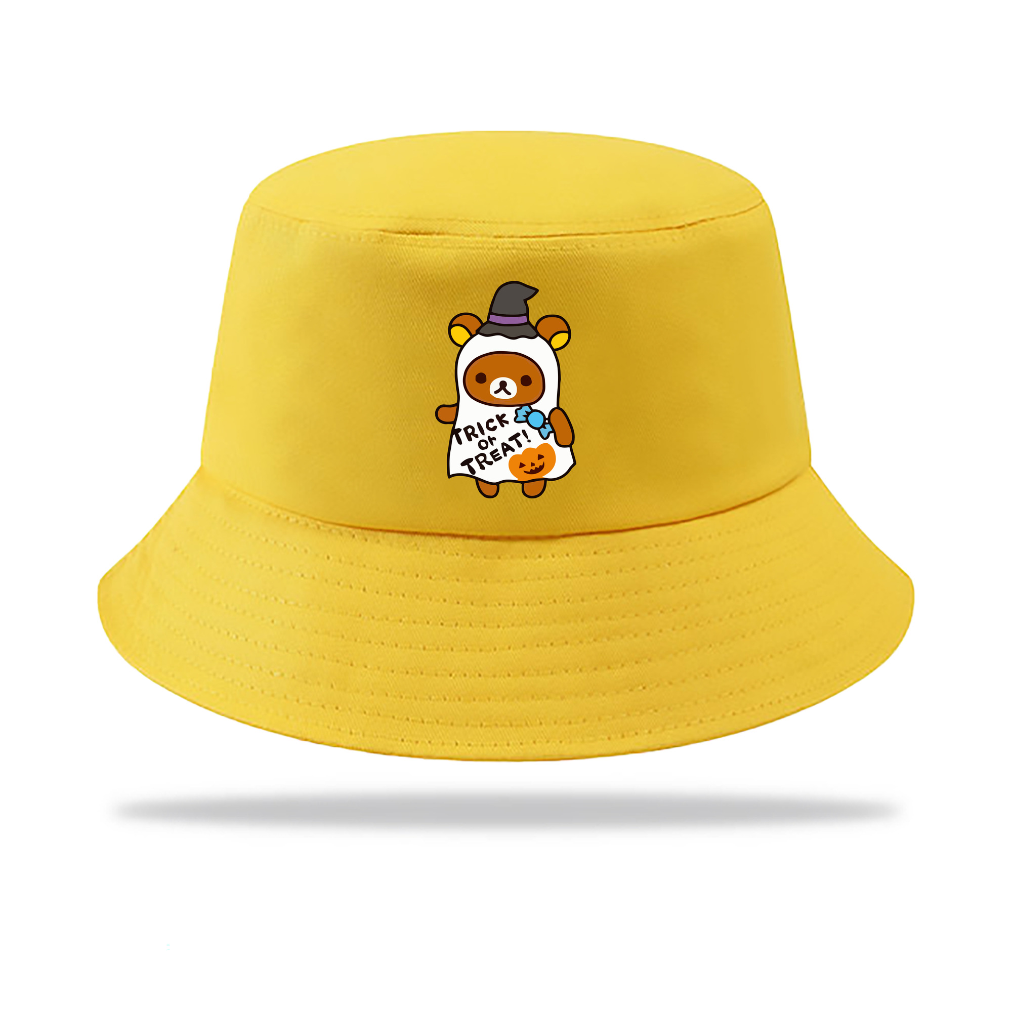 （画像用） リラックマ リラックマ キイロイトリ Rilakkuma Korilakkuma Kiiroitori アウトドア日除けバケットハット