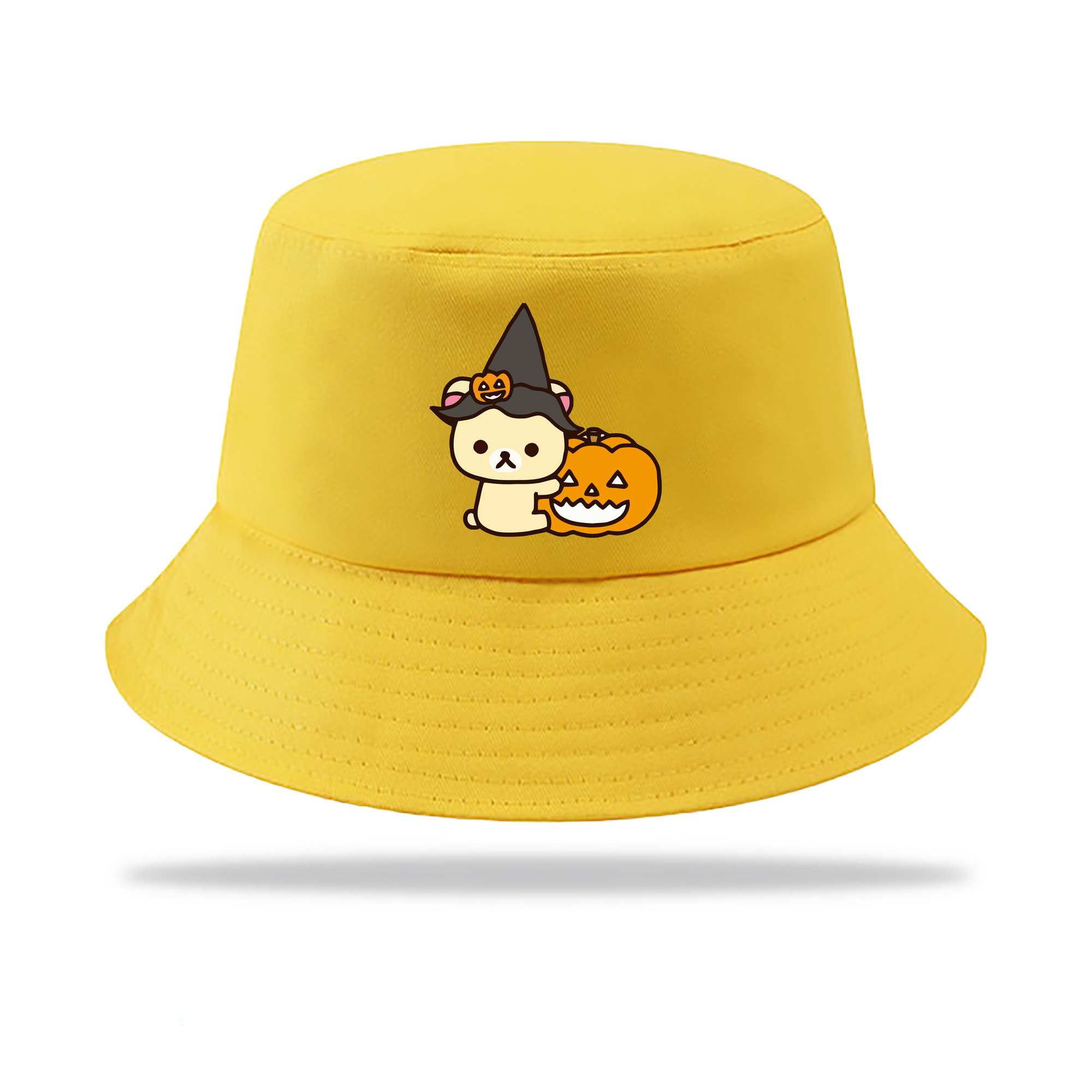 （画像用） リラックマ リラックマ キイロイトリ Rilakkuma Korilakkuma Kiiroitori アウトドア日除けバケットハット