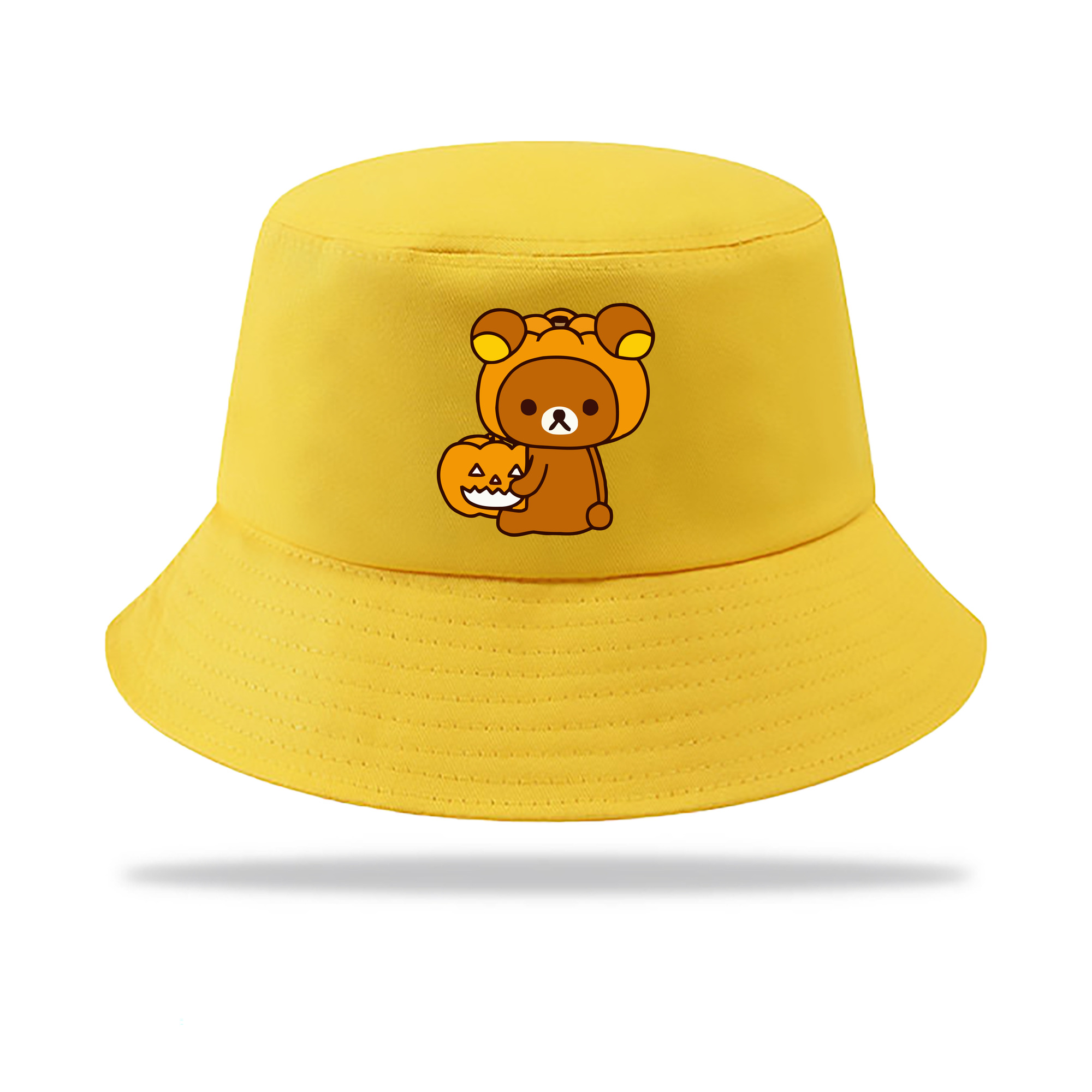 （画像用） リラックマ リラックマ キイロイトリ Rilakkuma Korilakkuma Kiiroitori アウトドア日除けバケットハット