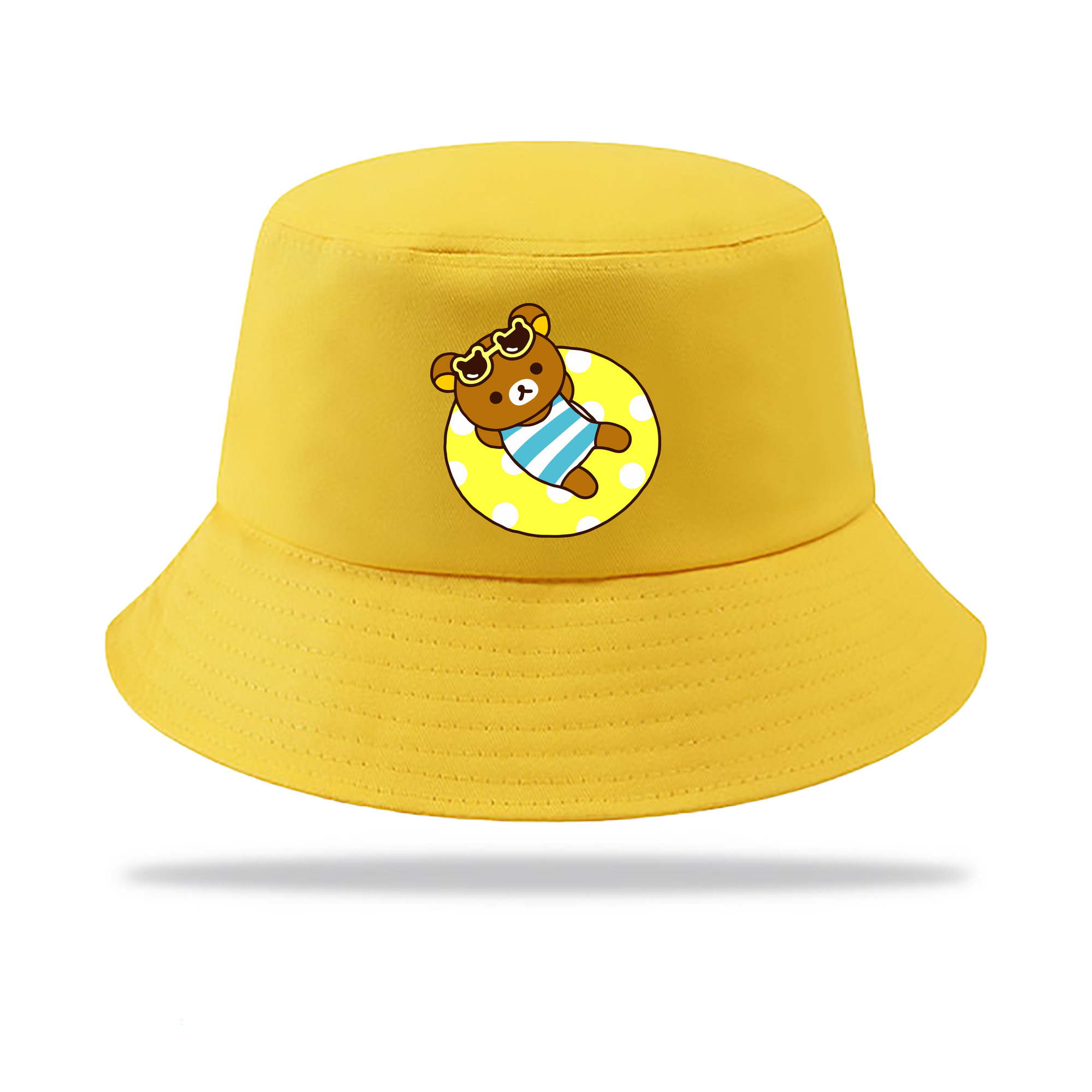 （画像用） リラックマ リラックマ キイロイトリ Rilakkuma Korilakkuma Kiiroitori アウトドア日除けバケットハット