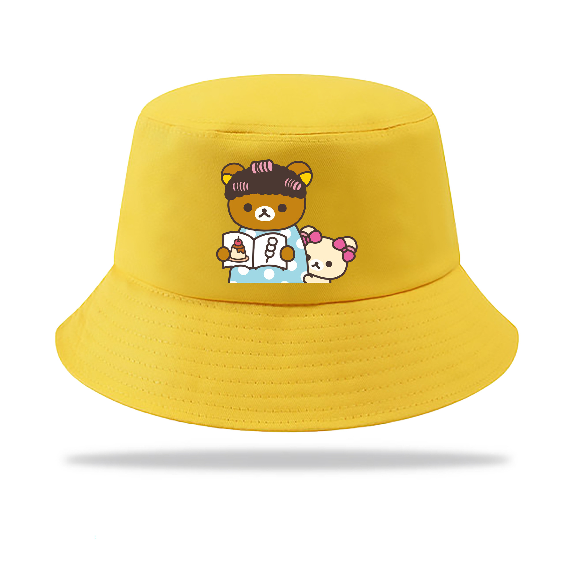 （画像用） リラックマ リラックマ キイロイトリ Rilakkuma Korilakkuma Kiiroitori アウトドア日除けバケットハット
