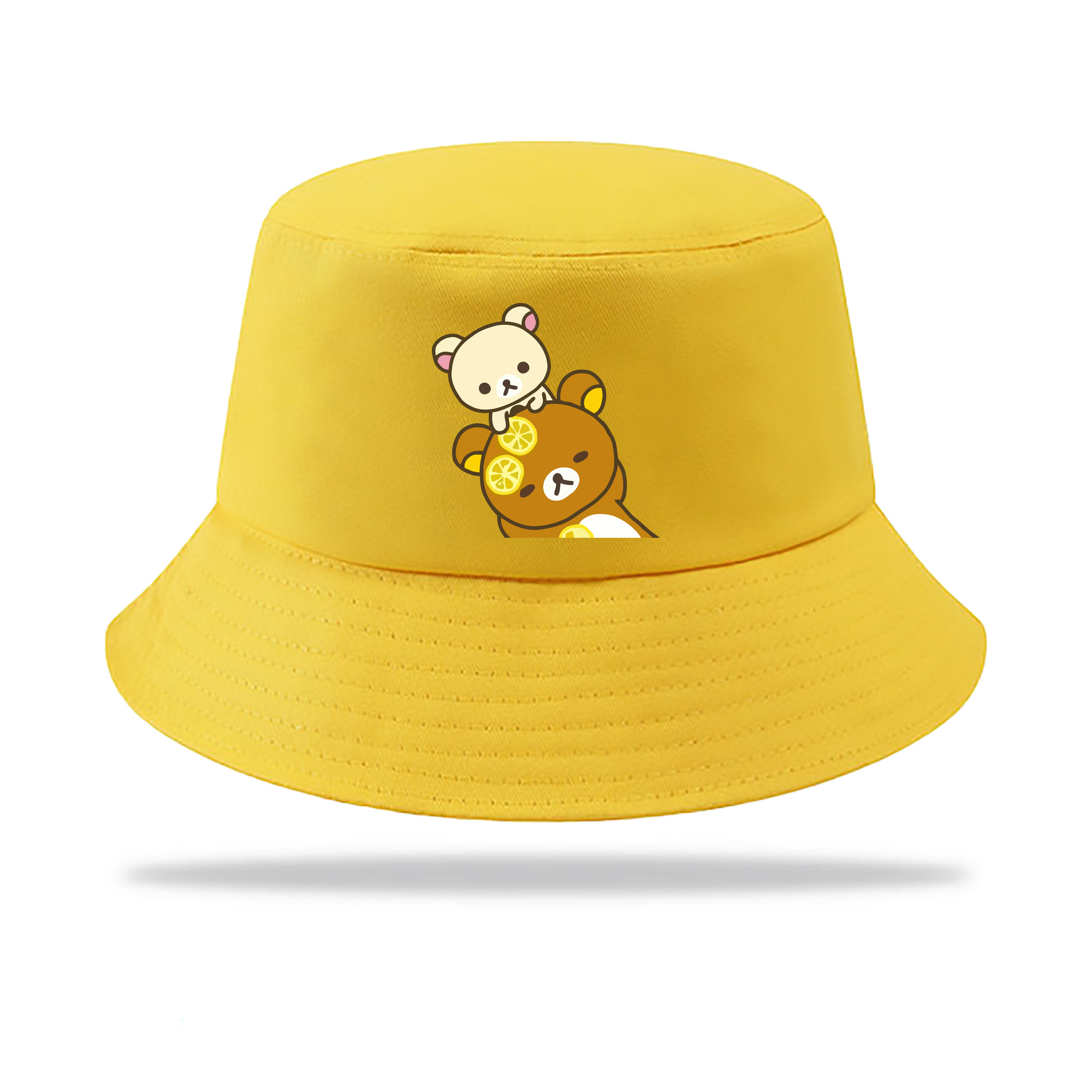（画像用） リラックマ リラックマ キイロイトリ Rilakkuma Korilakkuma Kiiroitori アウトドア日除けバケットハット